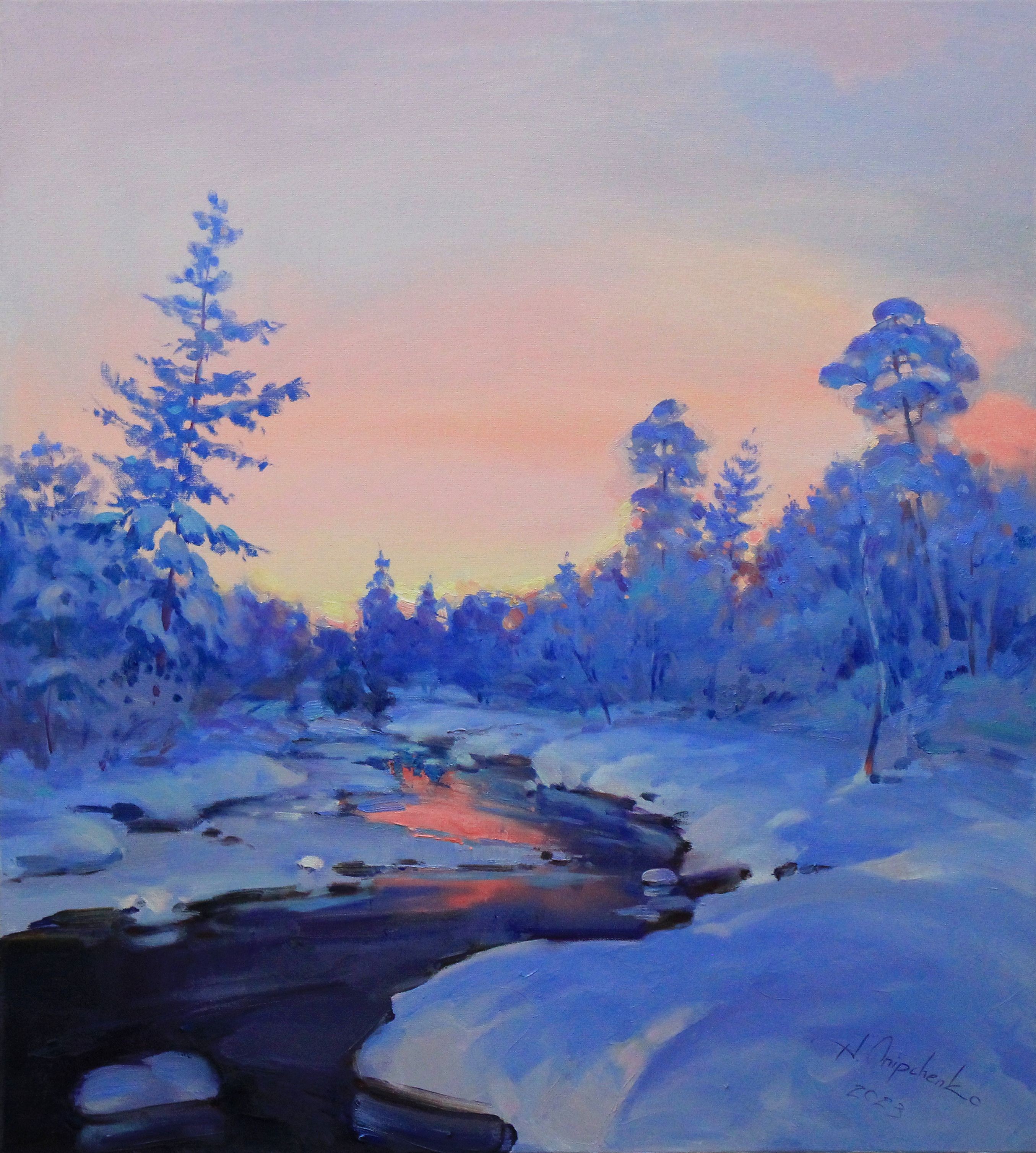 Alisa Onipchenko-Cherniakovska, Winter in blue Alisa Onipchenko-Cherniakovska, Winter in blue