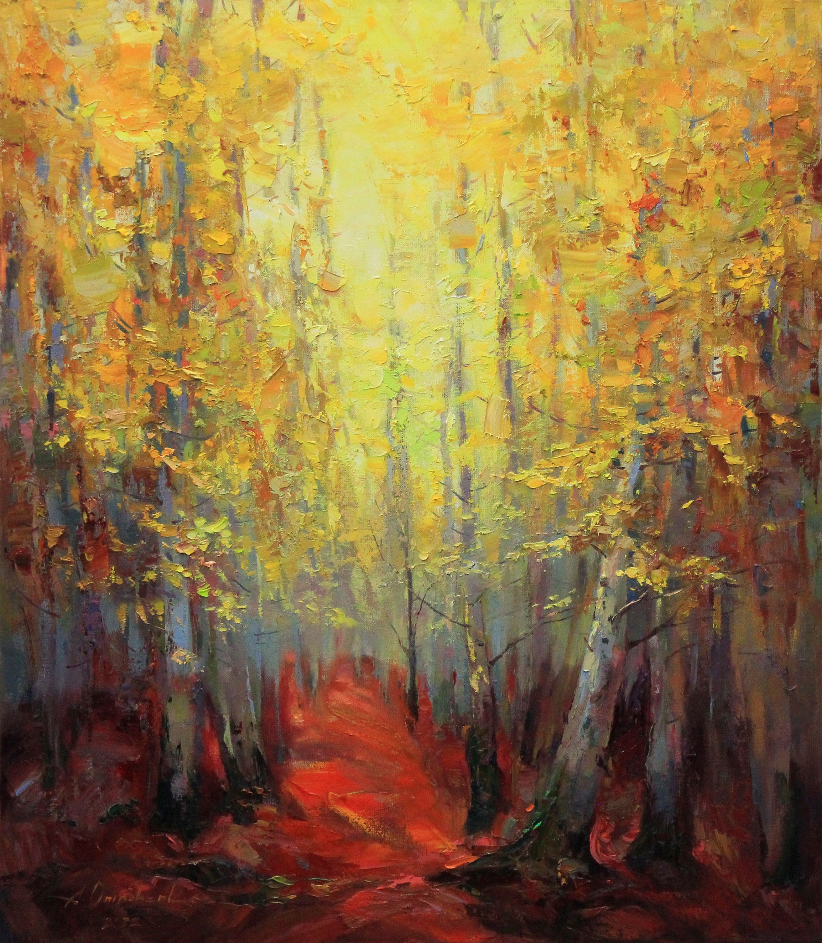 Alisa Onipchenko-Cherniakovska, Autumn in the aspen forest Alisa Onipchenko-Cherniakovska, Autumn in the aspen forest