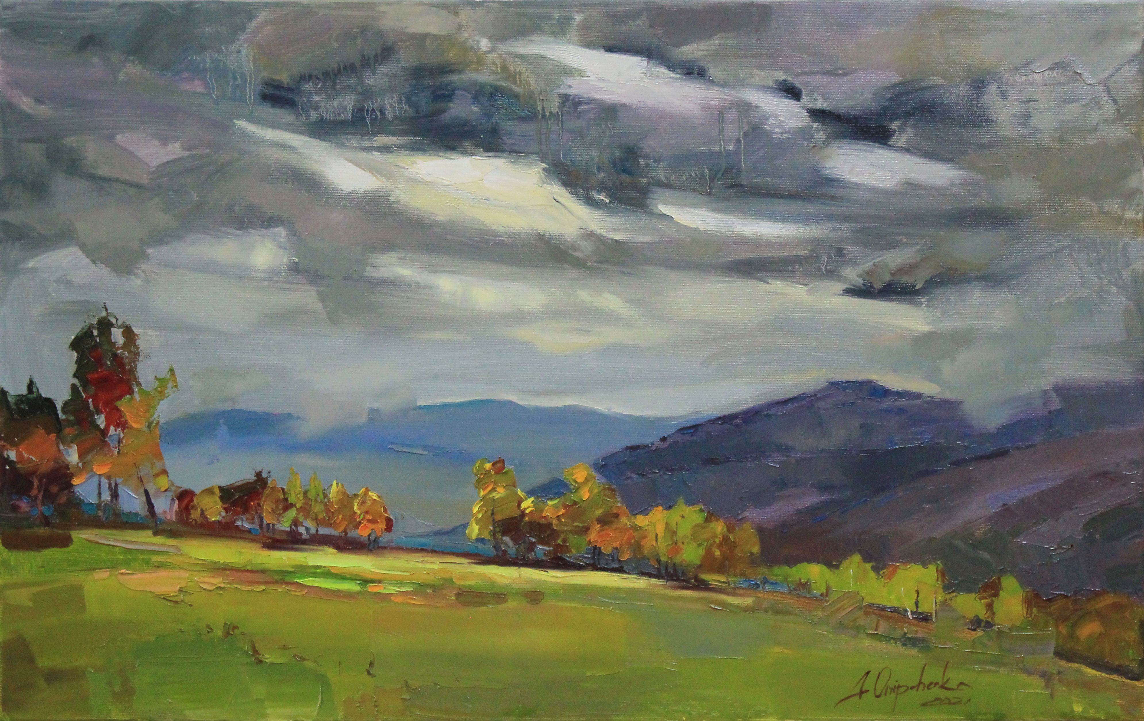 Alisa Onipchenko-Cherniakovska, Autumn storm Alisa Onipchenko-Cherniakovska, Autumn storm