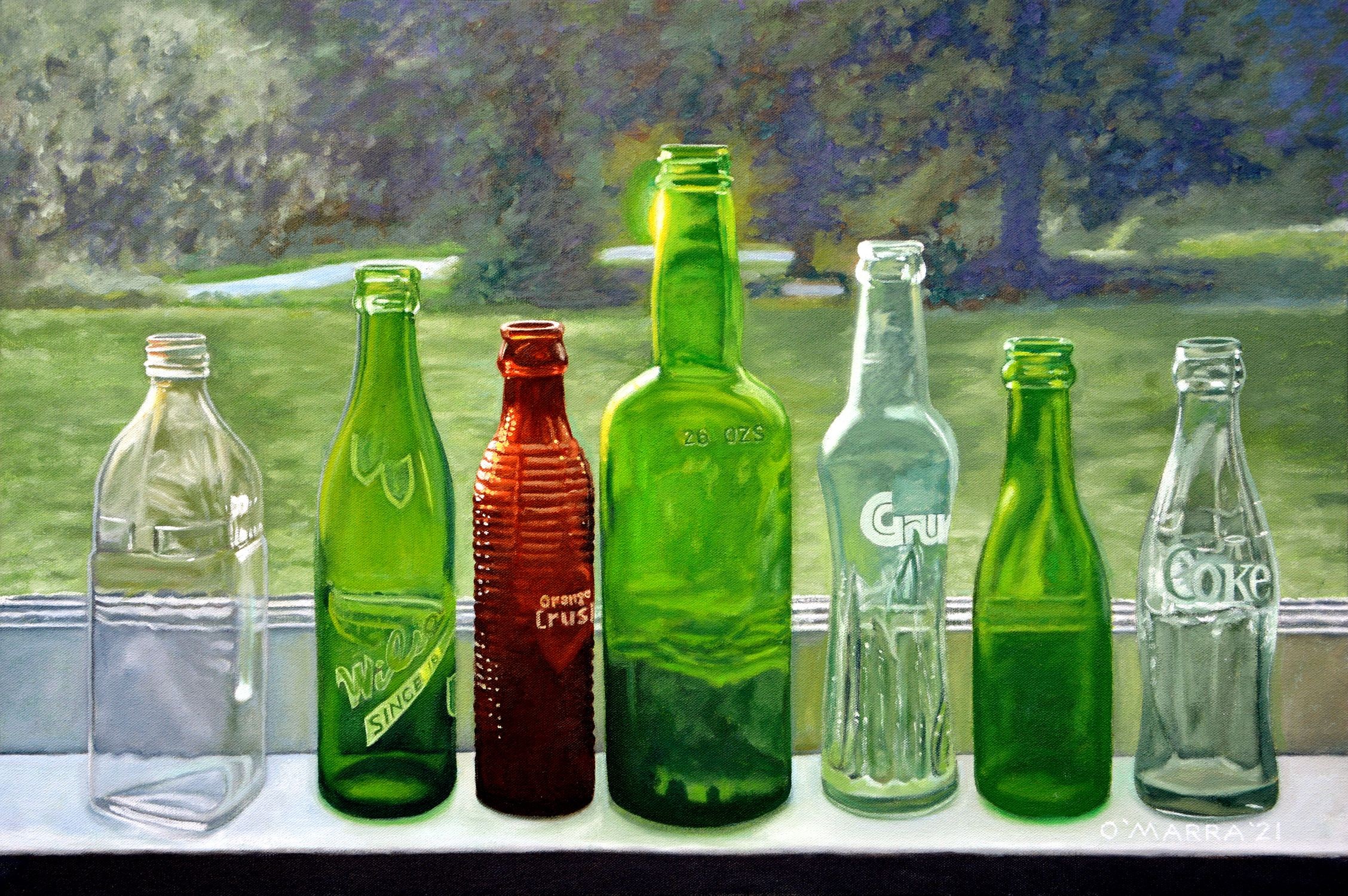 Allan O'Marra, Antique Bottles VI Allan O'Marra, Antique Bottles VI
