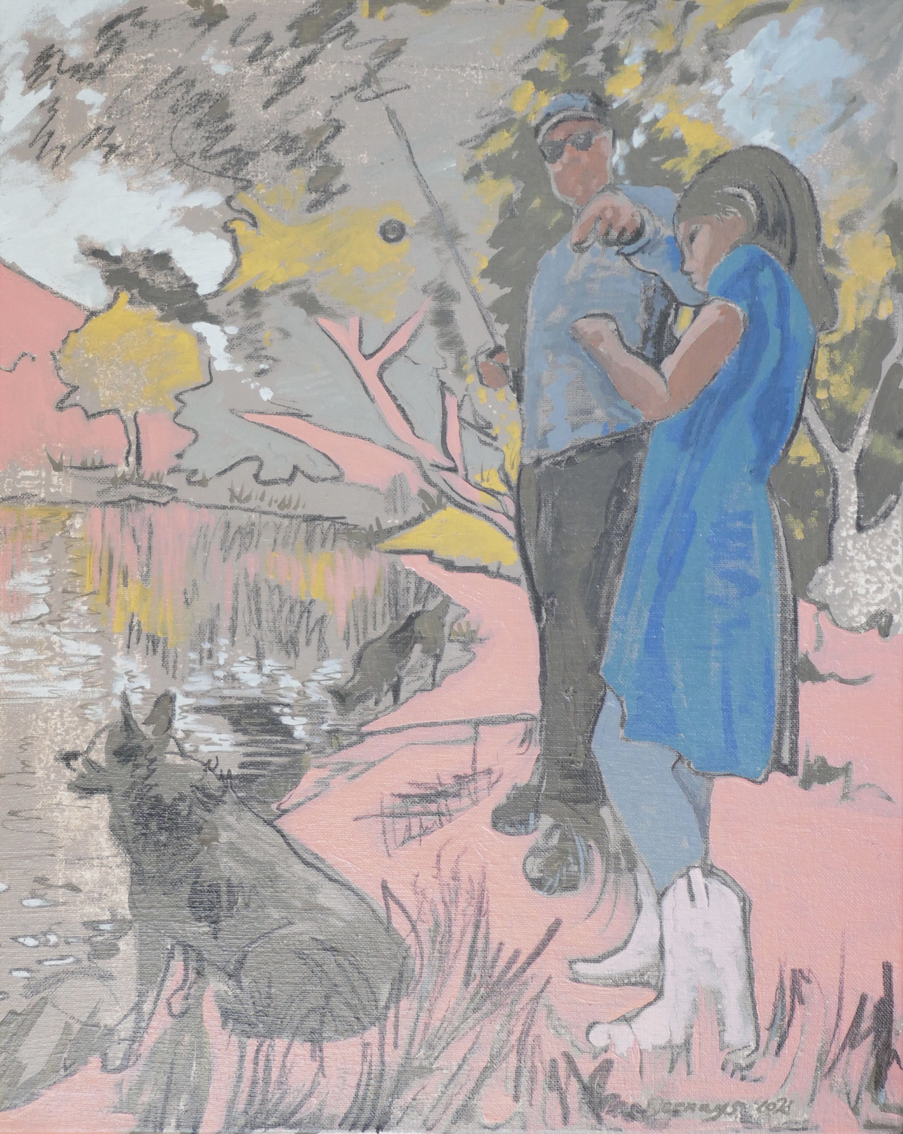 Amy Bernays, Pink fishing Amy Bernays, Pink fishing
