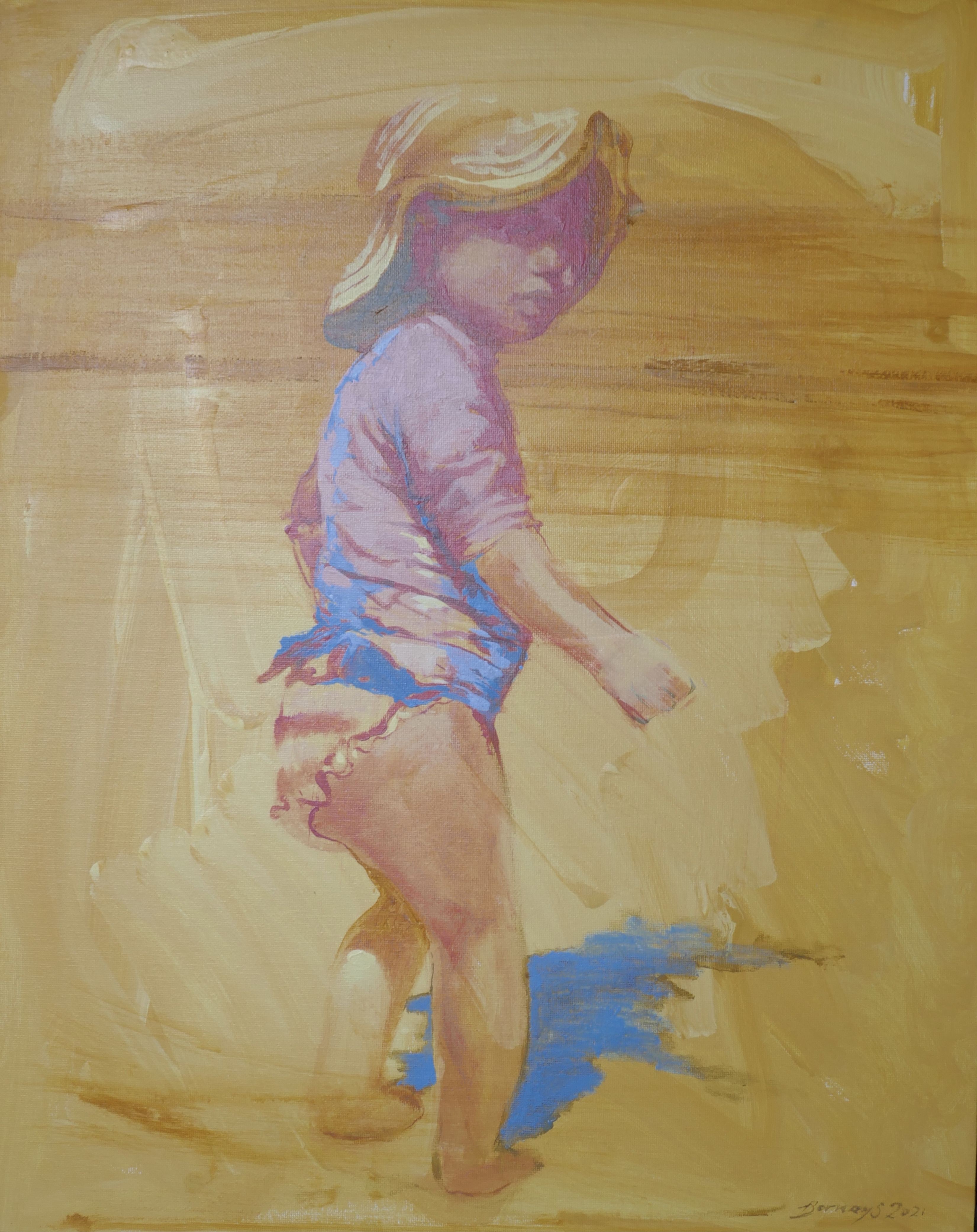 Amy Bernays, Little blue beach baby Amy Bernays, Little blue beach baby