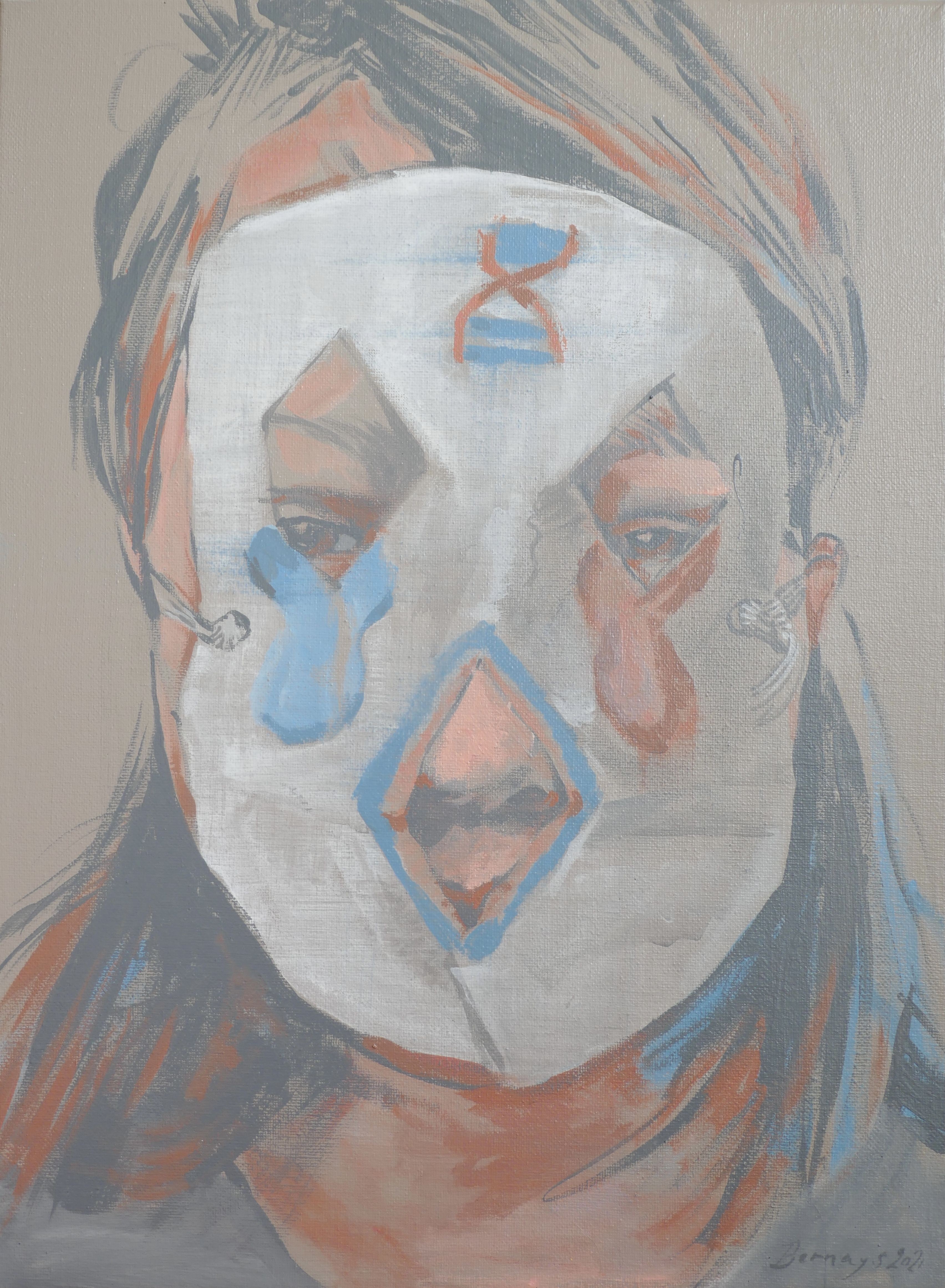 Amy Bernays, Homeschool mask Amy Bernays, Homeschool mask