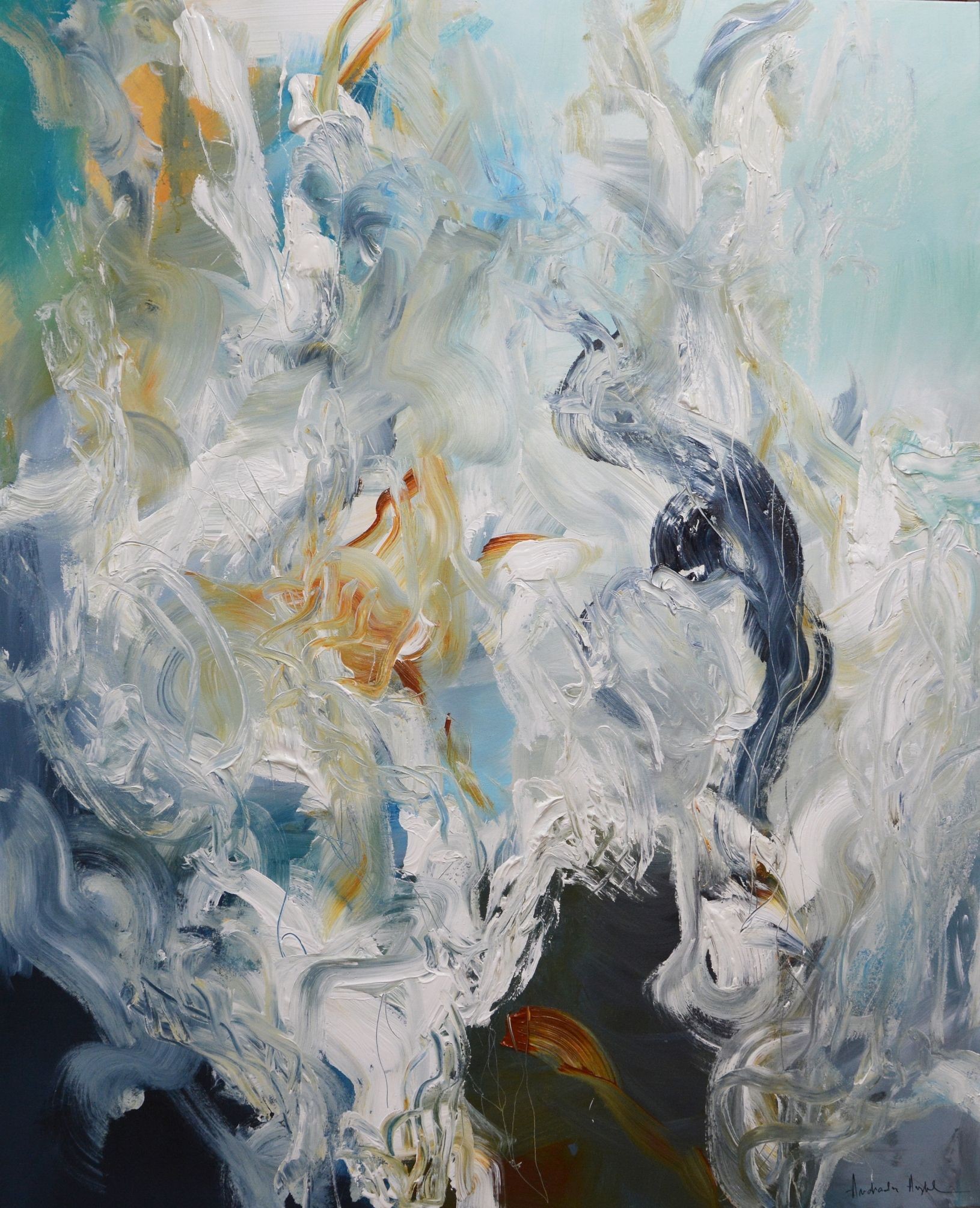 Andrada Anghel, In depth, Painting, Acrylic on Canvas Andrada Anghel, In depth, Painting, Acrylic on Canvas