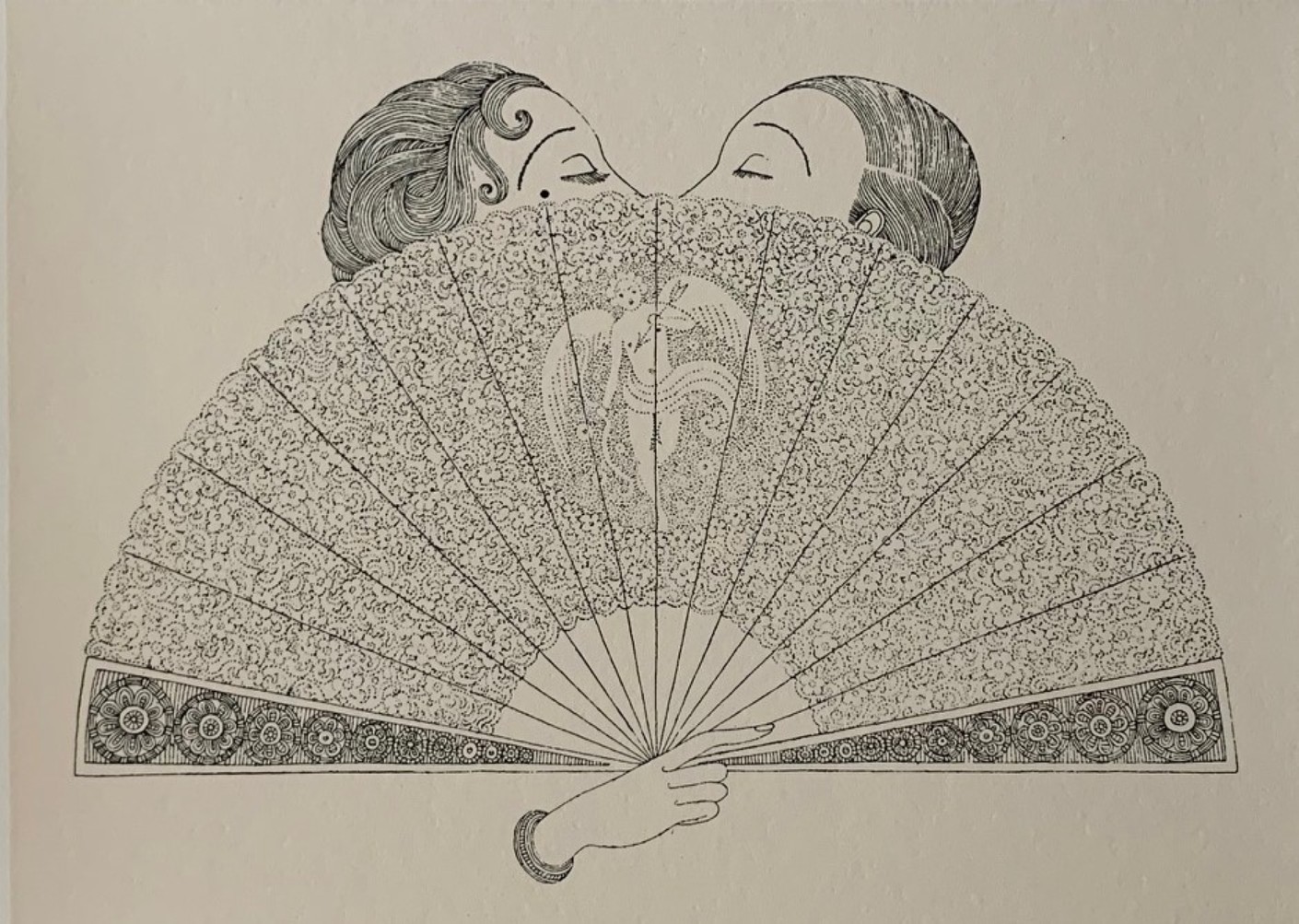 Erte Tirtoff, Love's screen Erte Tirtoff, Love's screen