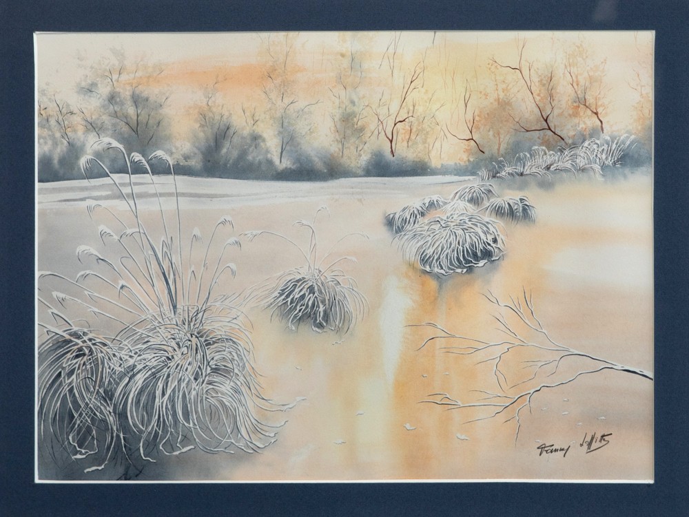 Fanny Laffitte, Lac gelé - Paysage et nature Fanny Laffitte, Lac gelé - Paysage et nature