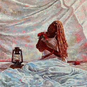 Painting, Solicitude, Akande John