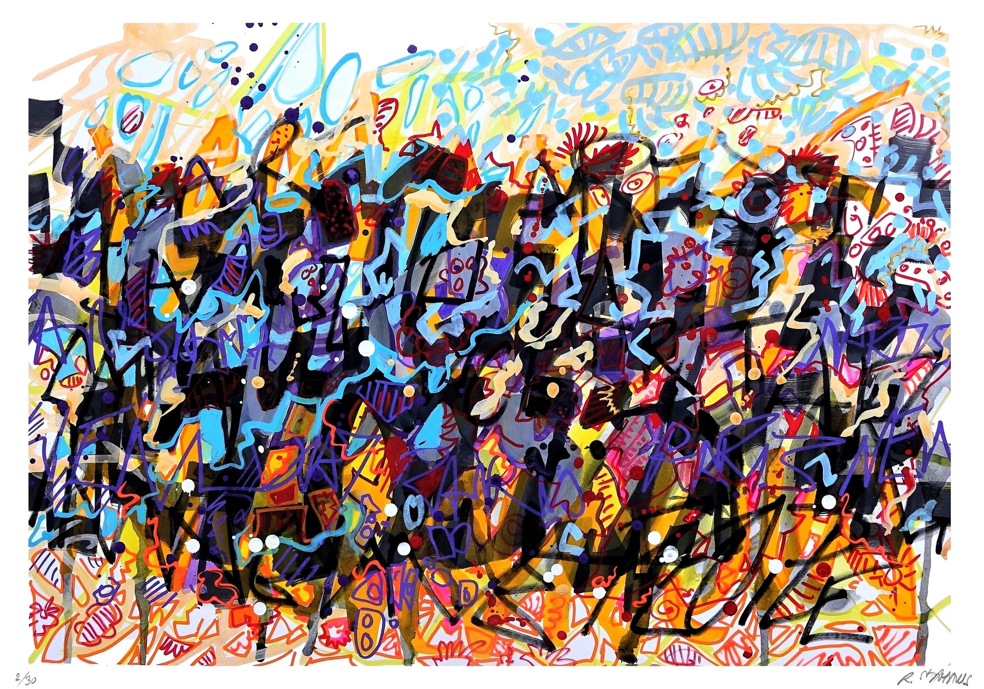 Richard Saint-Amans, Caligraff VI Richard Saint-Amans, Caligraff VI