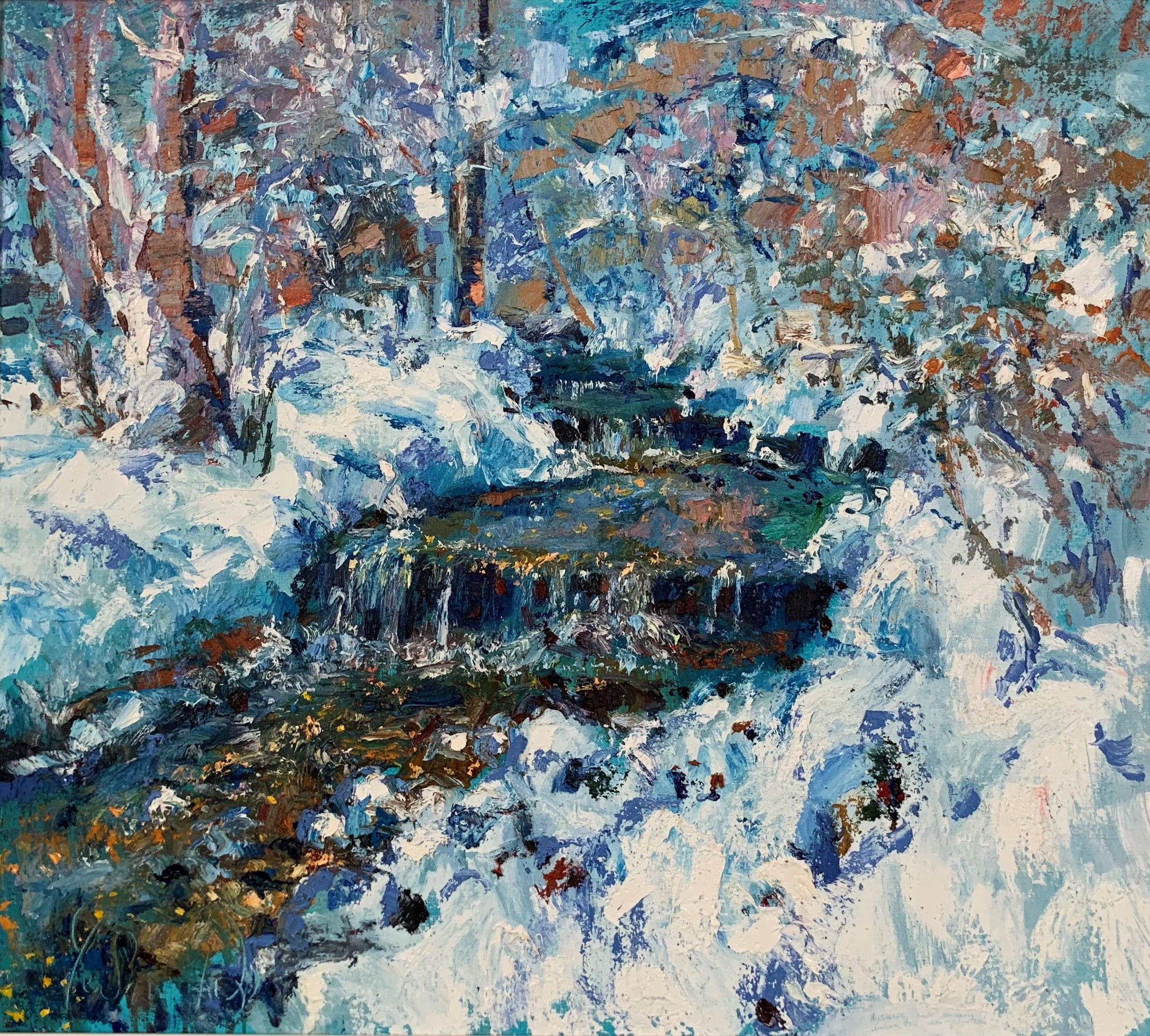 Andrii Chebotaru, Frozen river Andrii Chebotaru, Frozen river