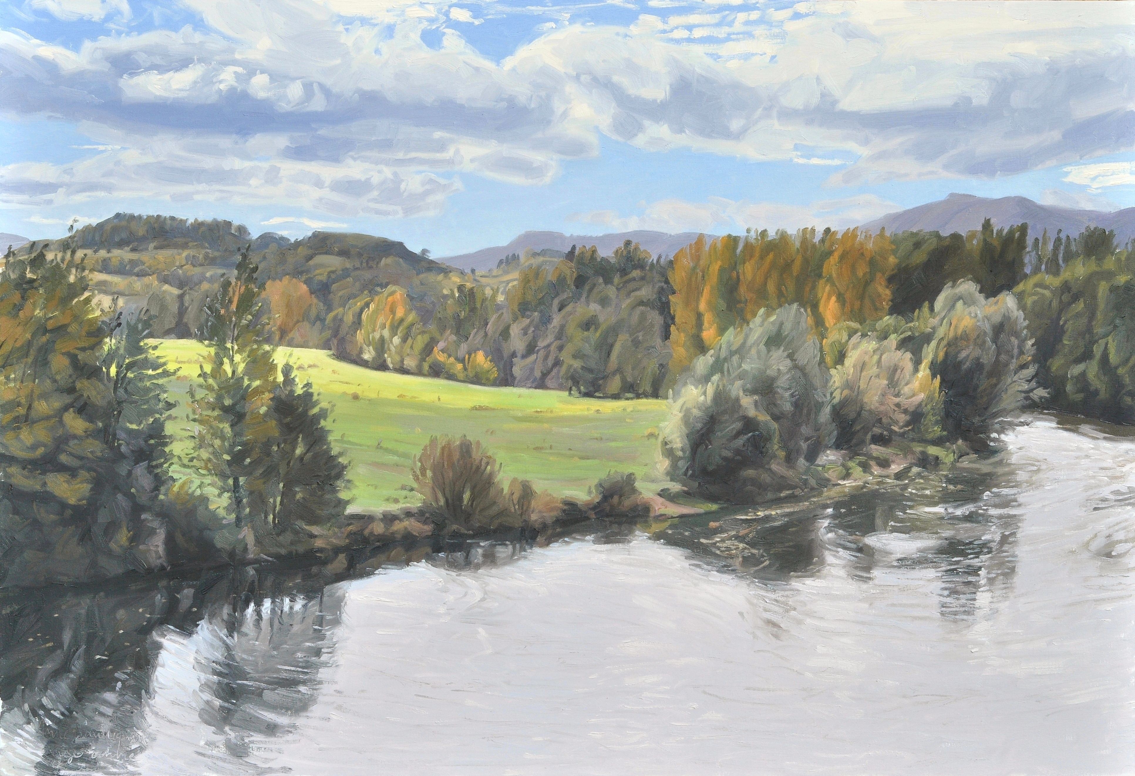 Anne Baudequin, October 16, on the banks of the Loire Anne Baudequin, October 16, on the banks of the Loire