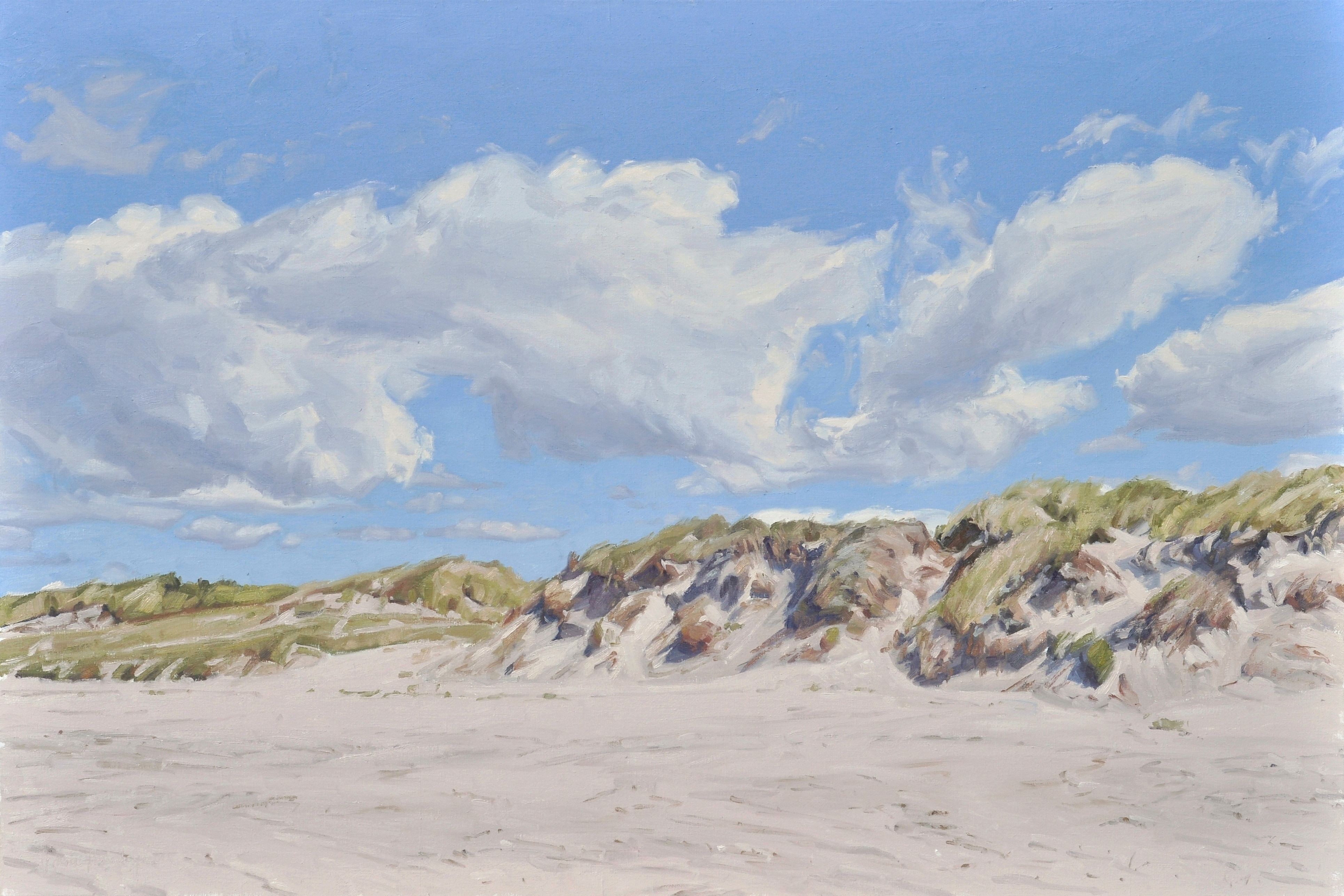 Anne Baudequin, Clouds above the sand dunes Anne Baudequin, Clouds above the sand dunes