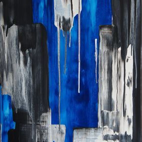 Painting, Blue core I, Ansgar Dressler