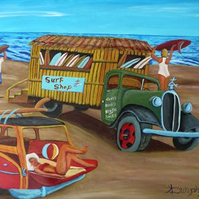 Gemälde, Surf Summer, Anthony Dunphy