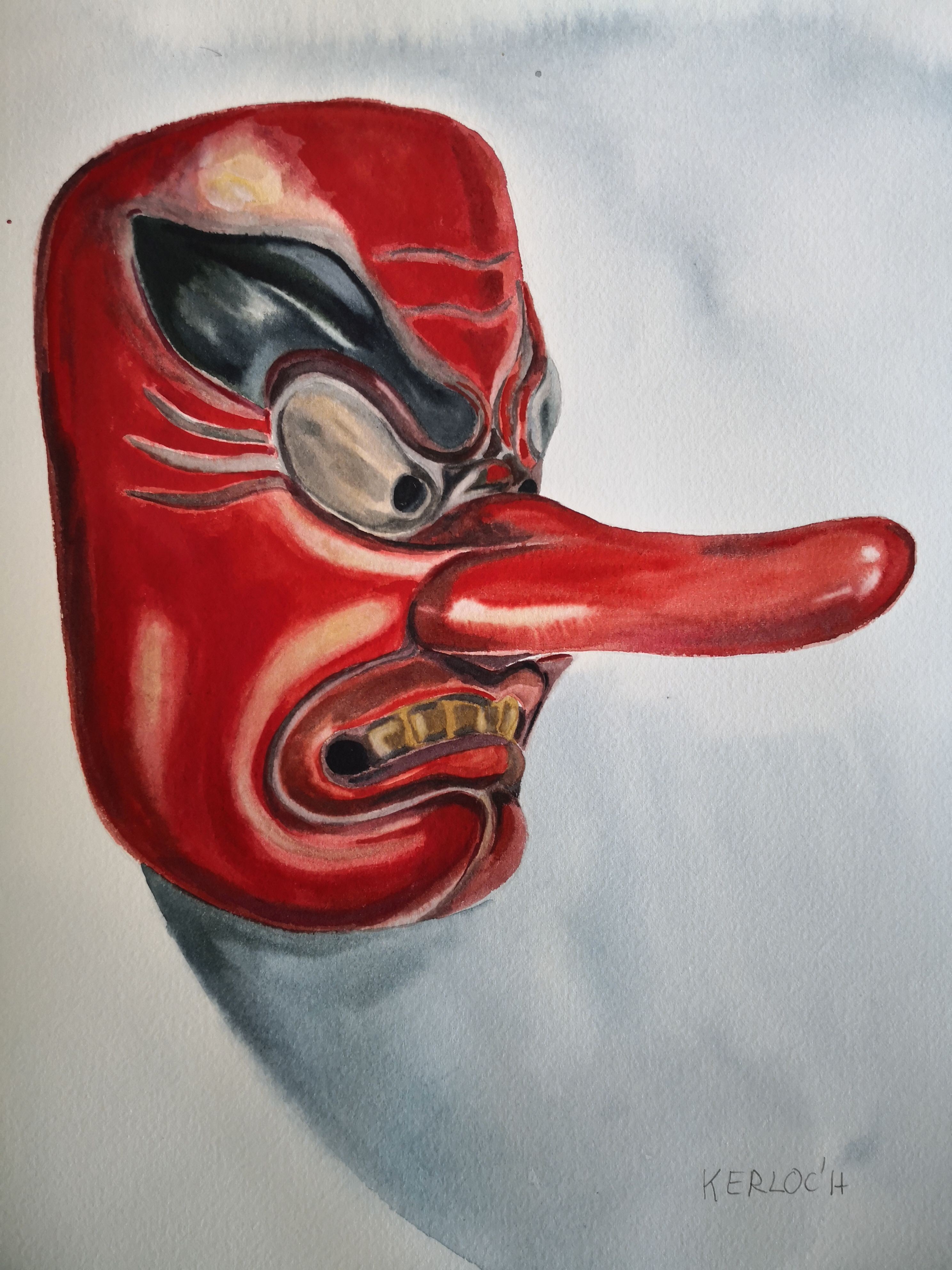 Anyck Alvarez Kerloch, Red Mask Anyck Alvarez Kerloch, Red Mask