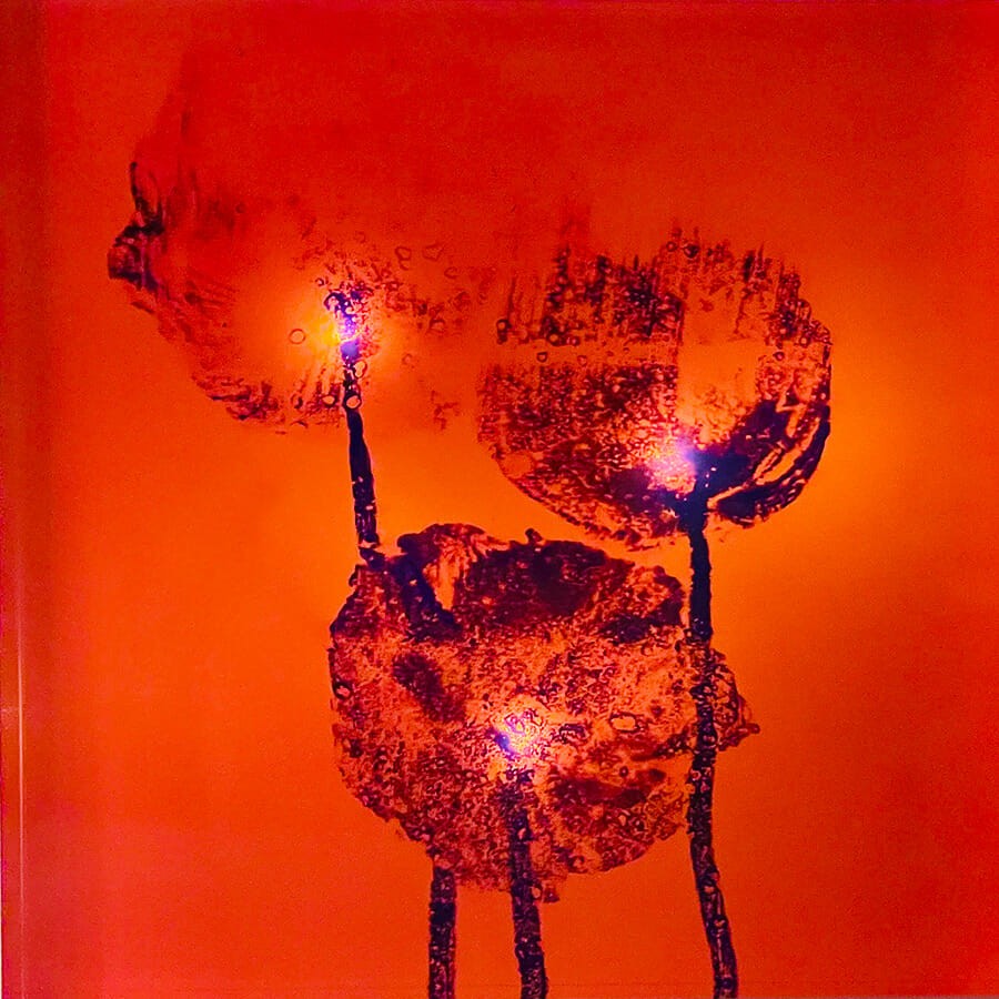 Robert Jaso, Flower totem print (Red) Robert Jaso, Flower totem print (Red)