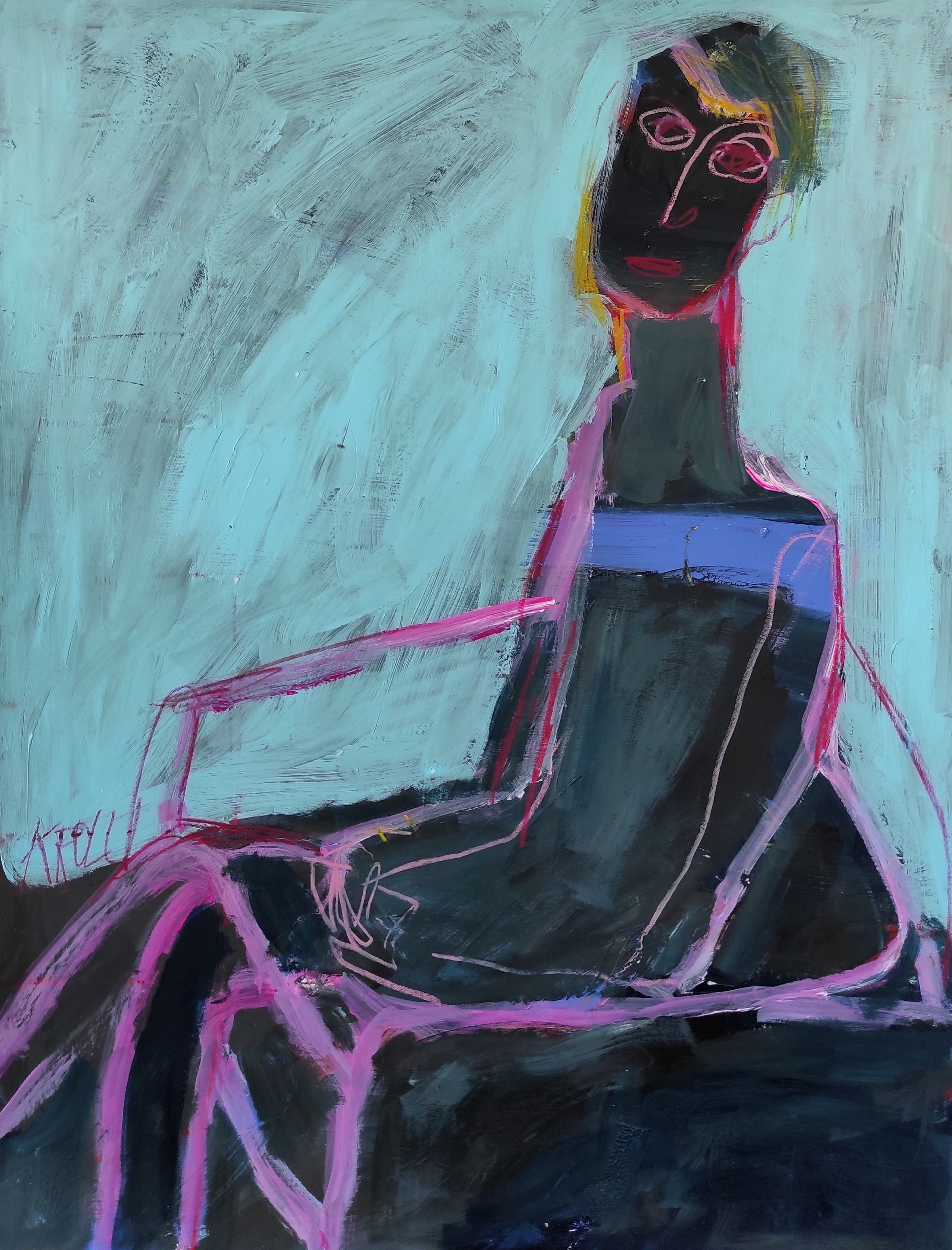 Barbara Kroll, Sitting girl Barbara Kroll, Sitting girl