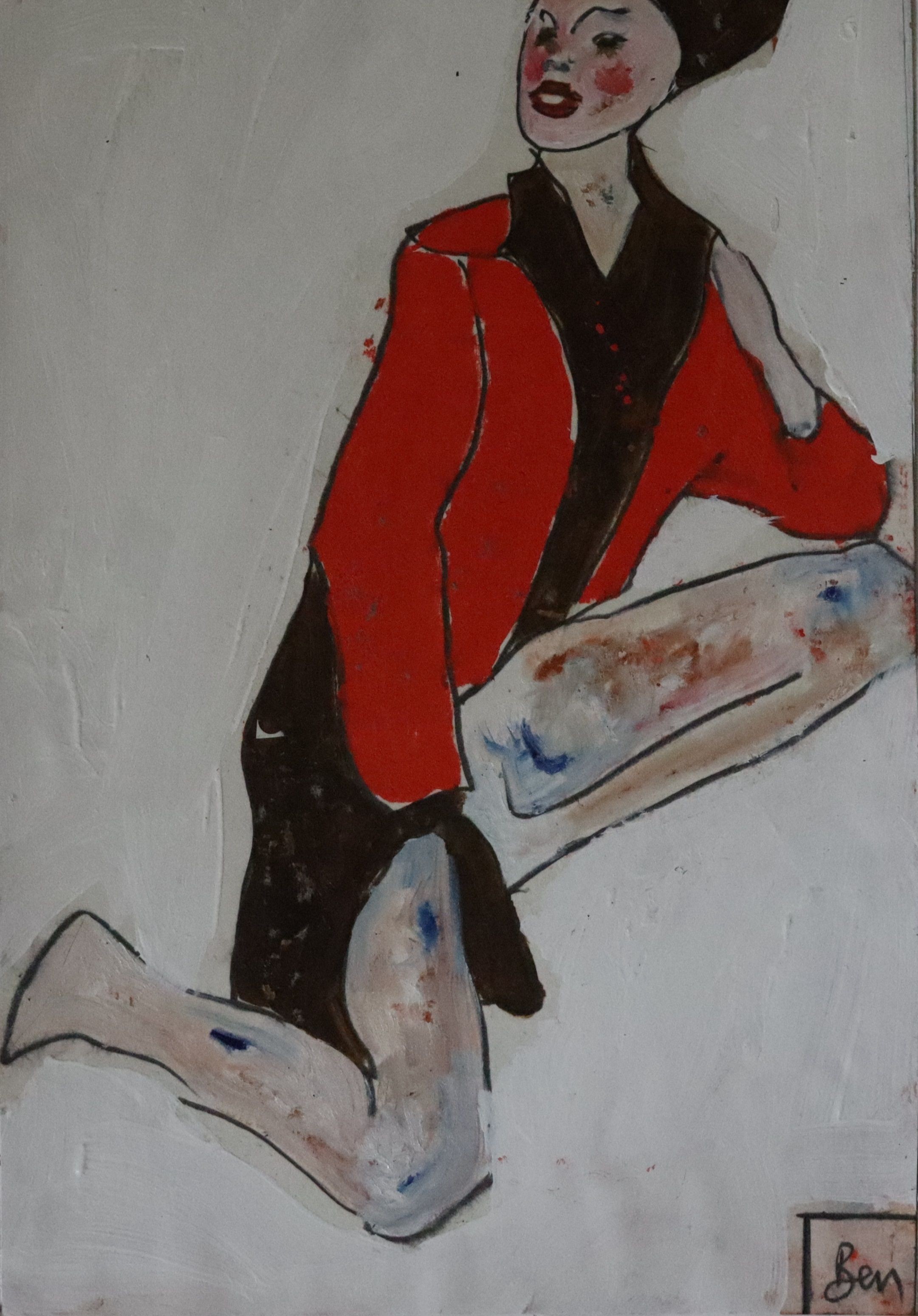 Benjamin Carrivick, Black and red Benjamin Carrivick, Black and red