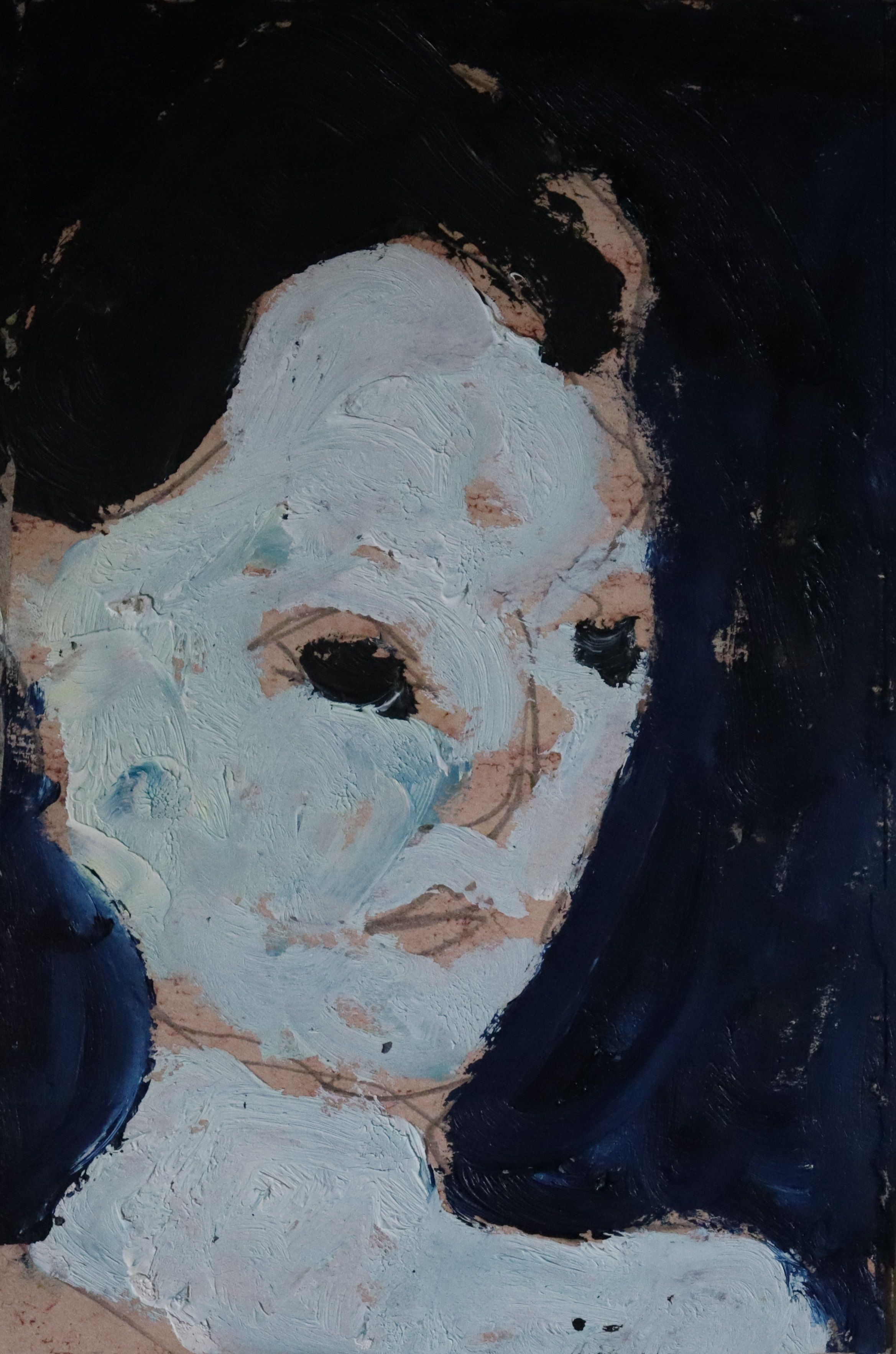 Benjamin Carrivick, Abstract portrait blue Benjamin Carrivick, Abstract portrait blue