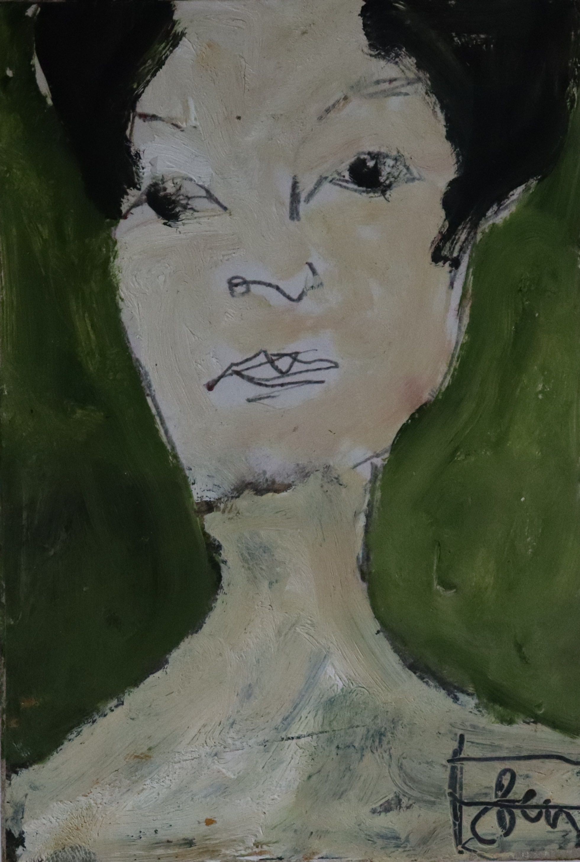 Benjamin Carrivick, Portrait green Benjamin Carrivick, Portrait green
