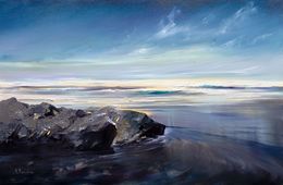 Painting, The tide, Bozhena Fuchs