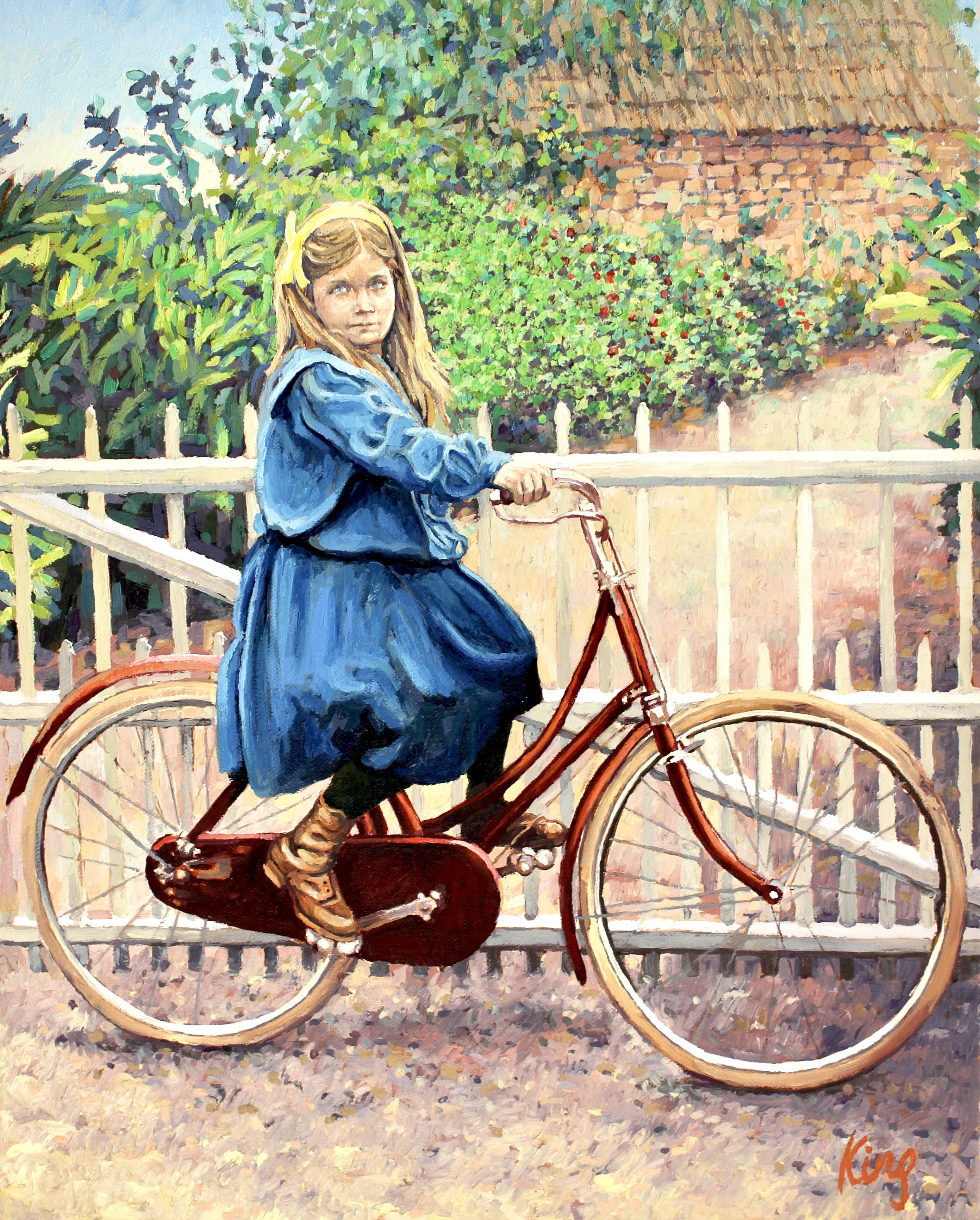 Brian King, Girl with her Bicycle Brian King, Girl with her Bicycle