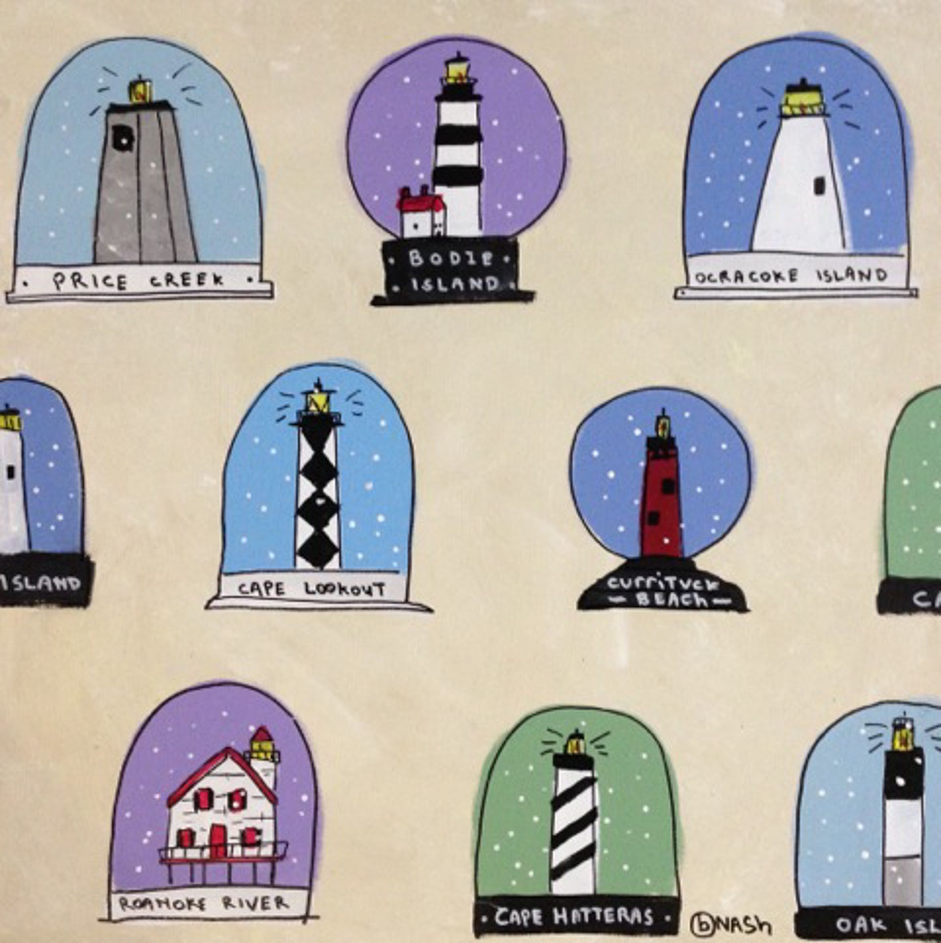 Brian Nash, Lighthouse Snow Globe Brian Nash, Lighthouse Snow Globe