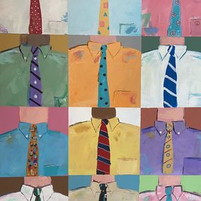 Painting, Suits and Ties, Brian Nash