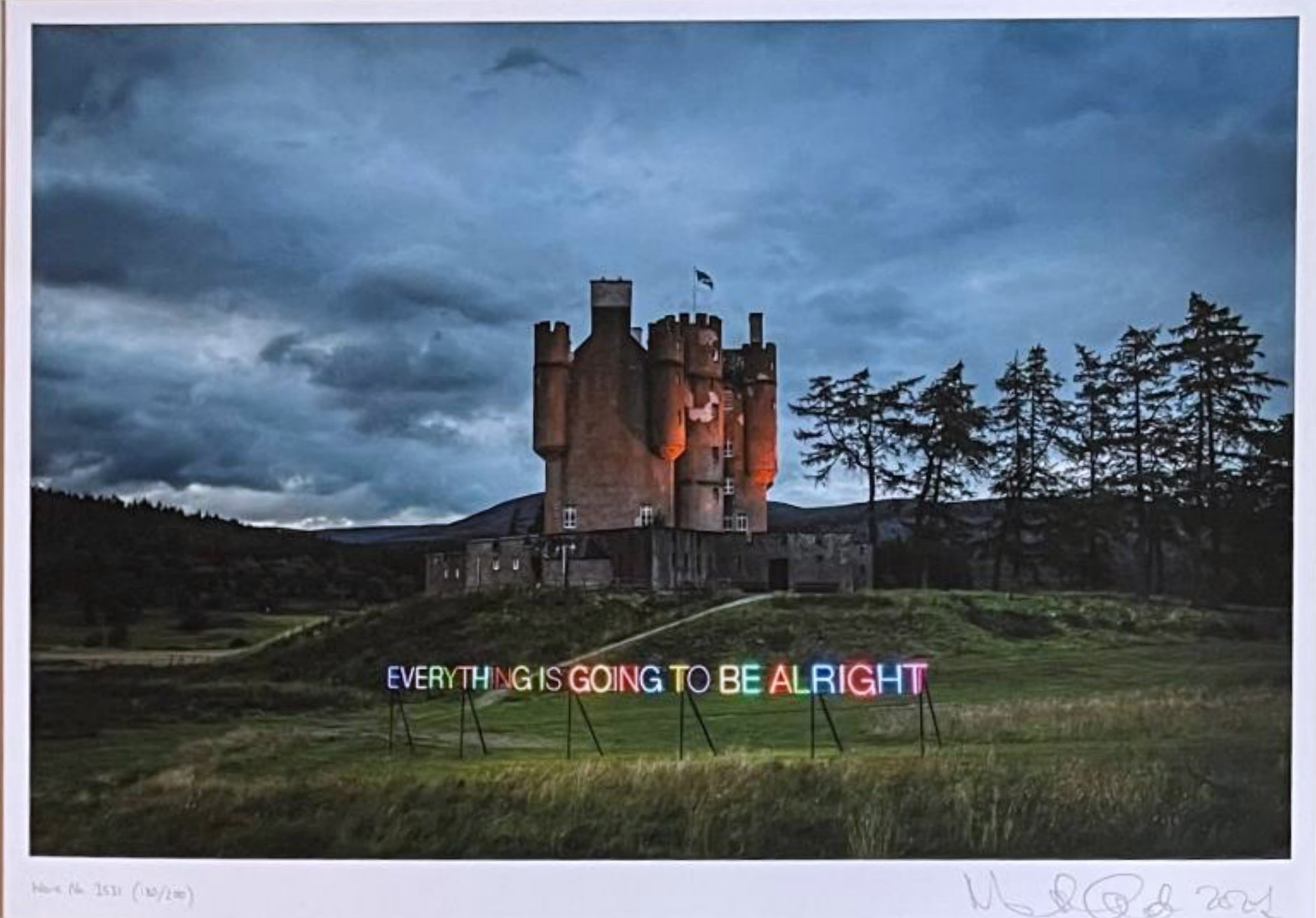 Martin Creed, Everything is Going to be Alright (Work No. 3531) Martin Creed, Everything is Going to be Alright (Work No. 3531)