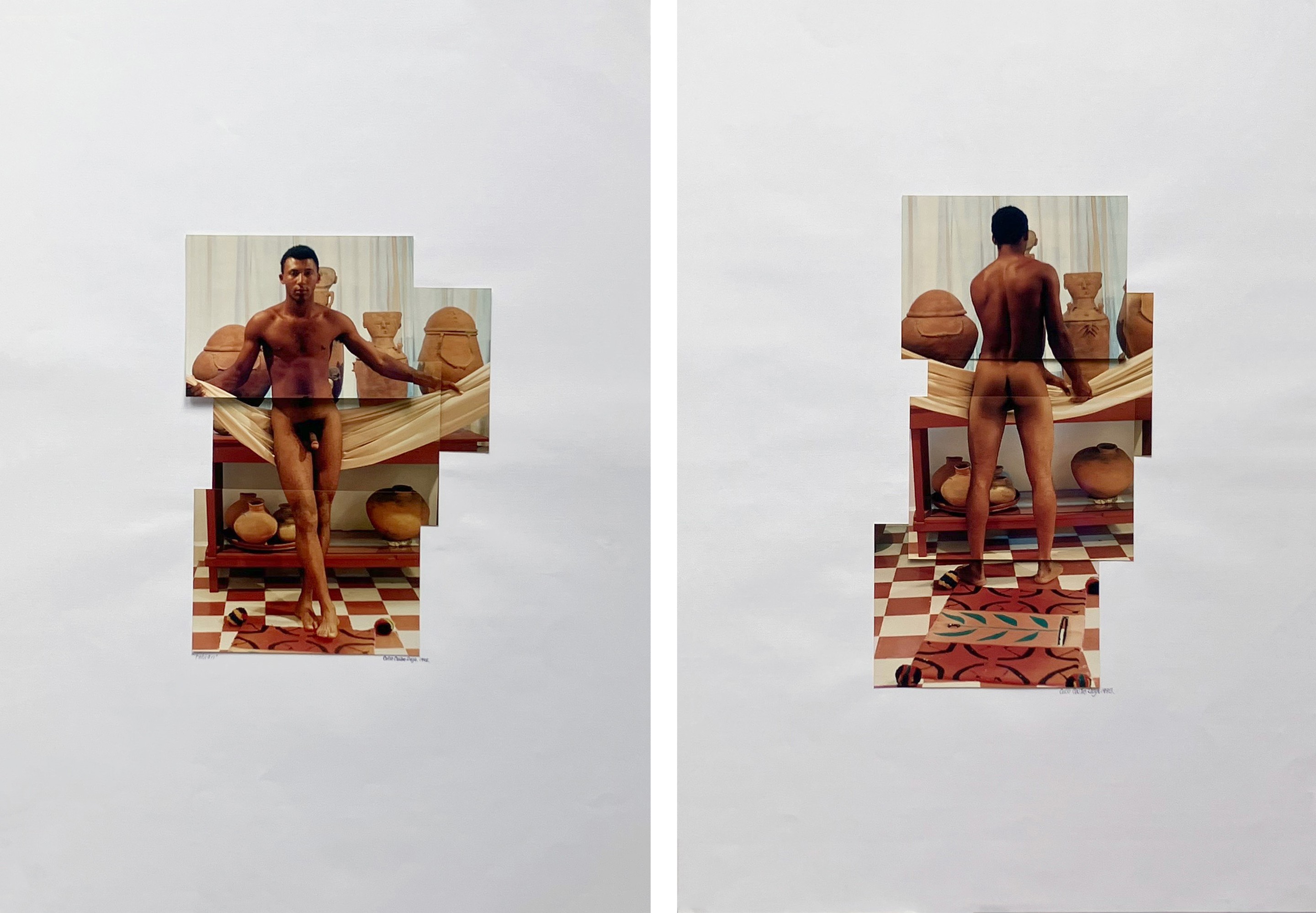Celso Castro, Fabian Diptych. From The Series Precolobian Fantasy Celso Castro, Fabian Diptych. From The Series Precolobian Fantasy