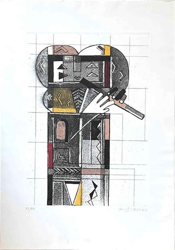 Ibrahim Kodra, Robot playing flute Ibrahim Kodra, Robot playing flute