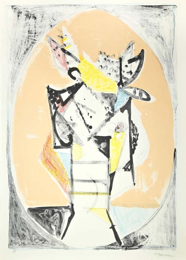 Mario Francesconi, Still life with vase Mario Francesconi, Still life with vase