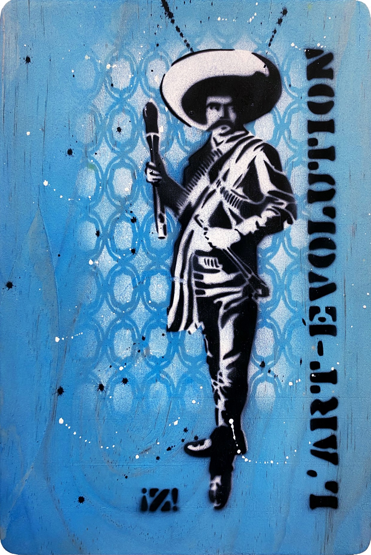 Zapata, L'Art Évolution - Bleu Zapata, L'Art Évolution - Bleu