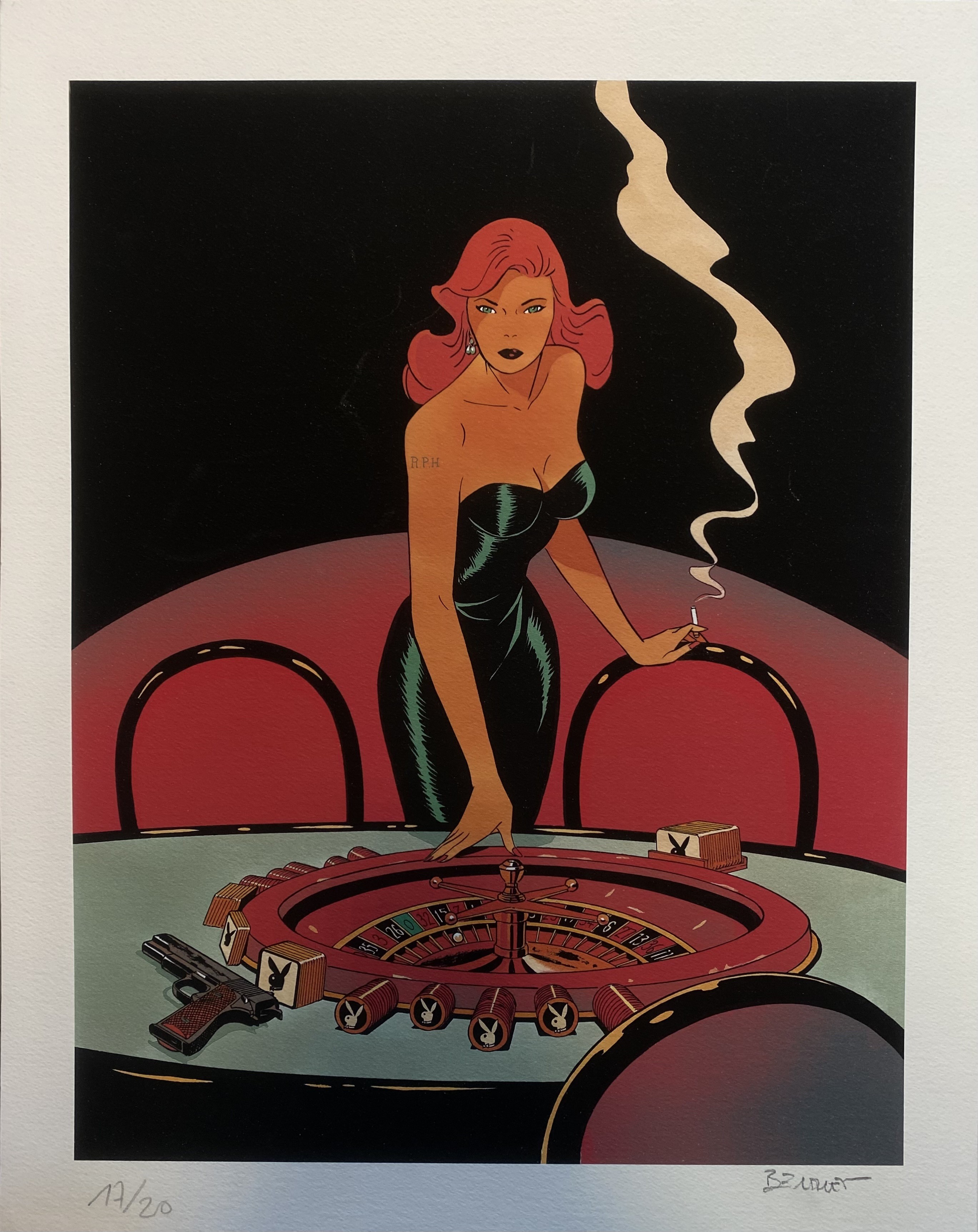 Philippe Berthet, Pin-up Philippe Berthet, Pin-up