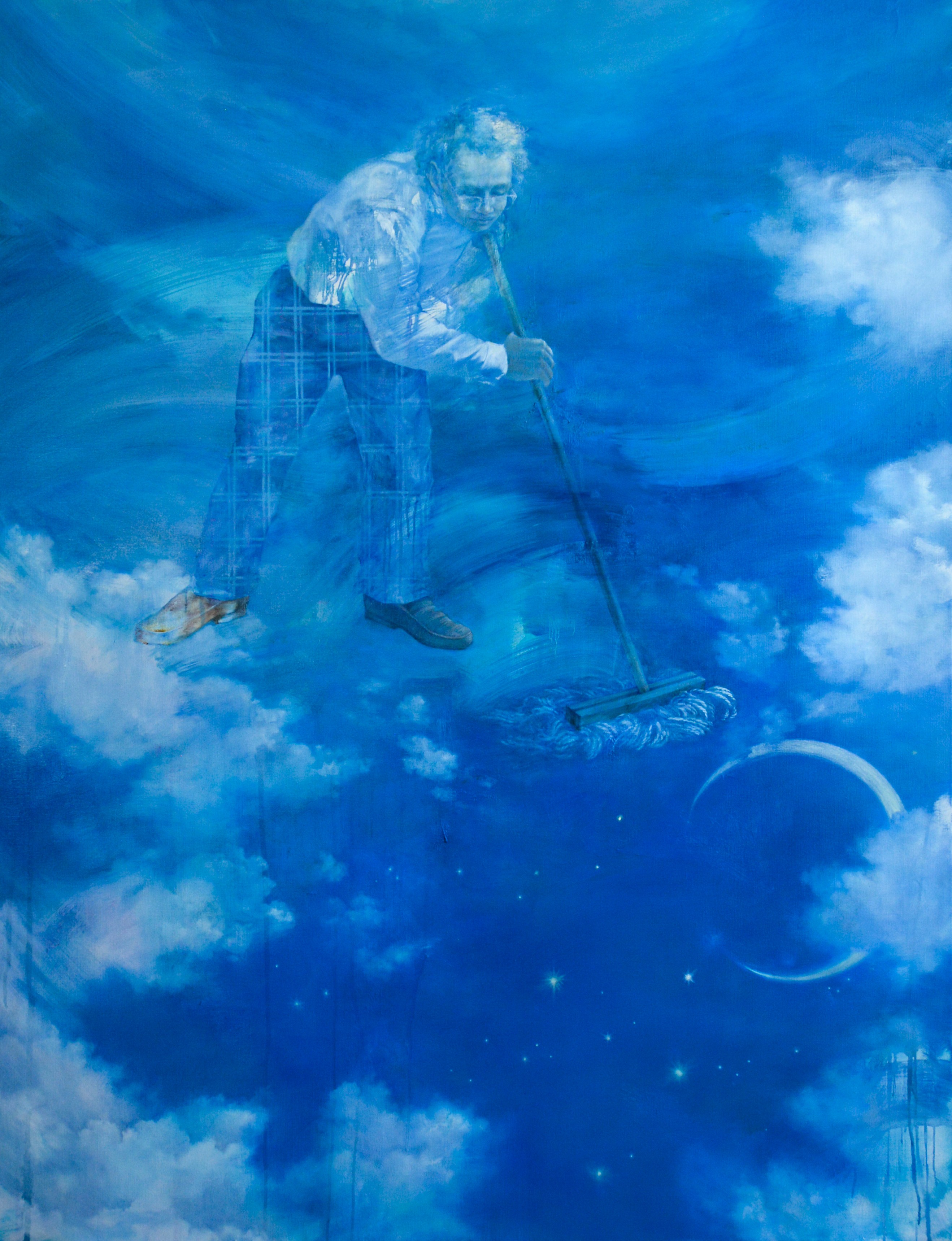 Hiromi Sengoku, A Man Brushing up the Sky Hiromi Sengoku, A Man Brushing up the Sky