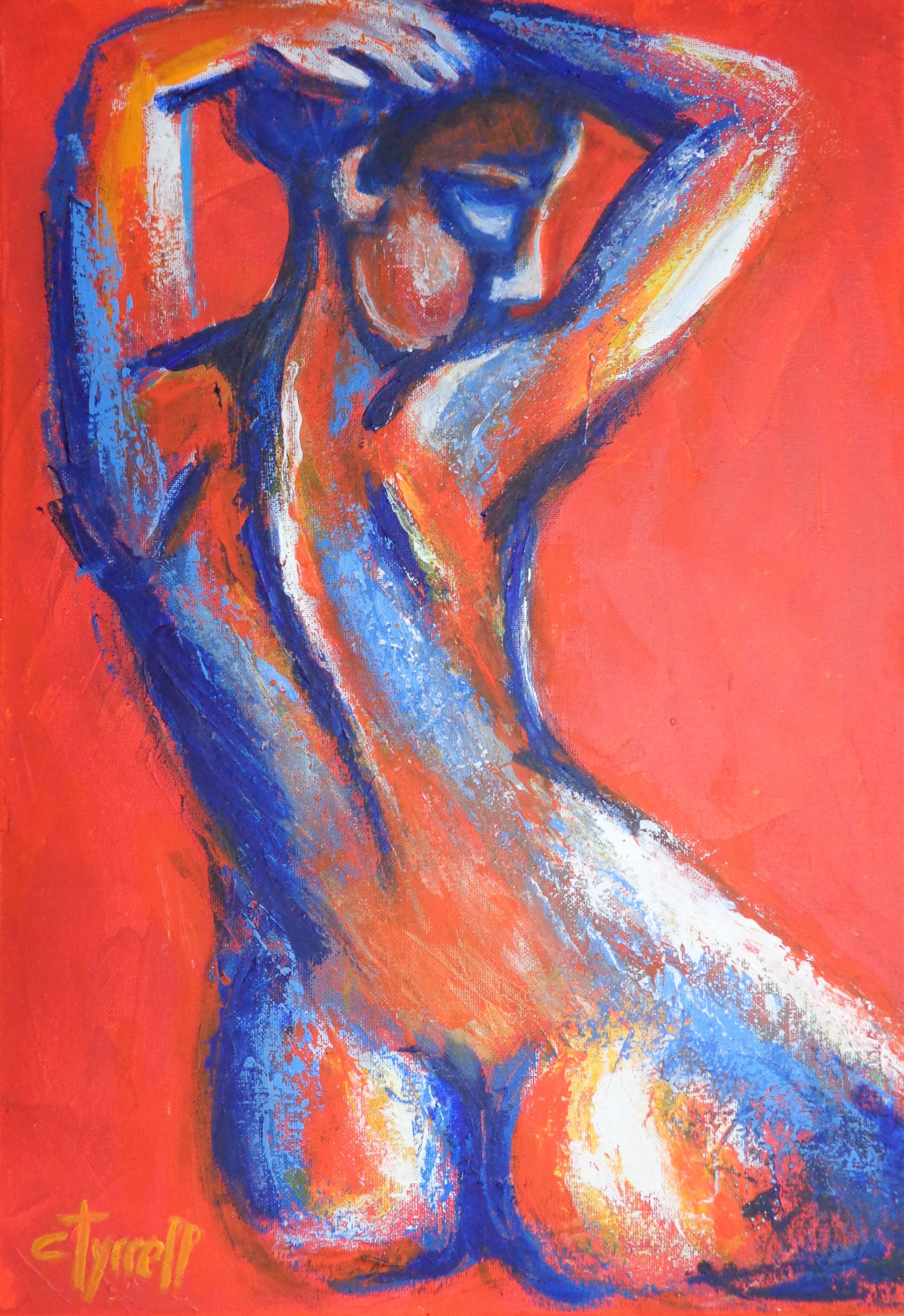 Carmen Tyrrell, Orange nude - Back Carmen Tyrrell, Orange nude - Back