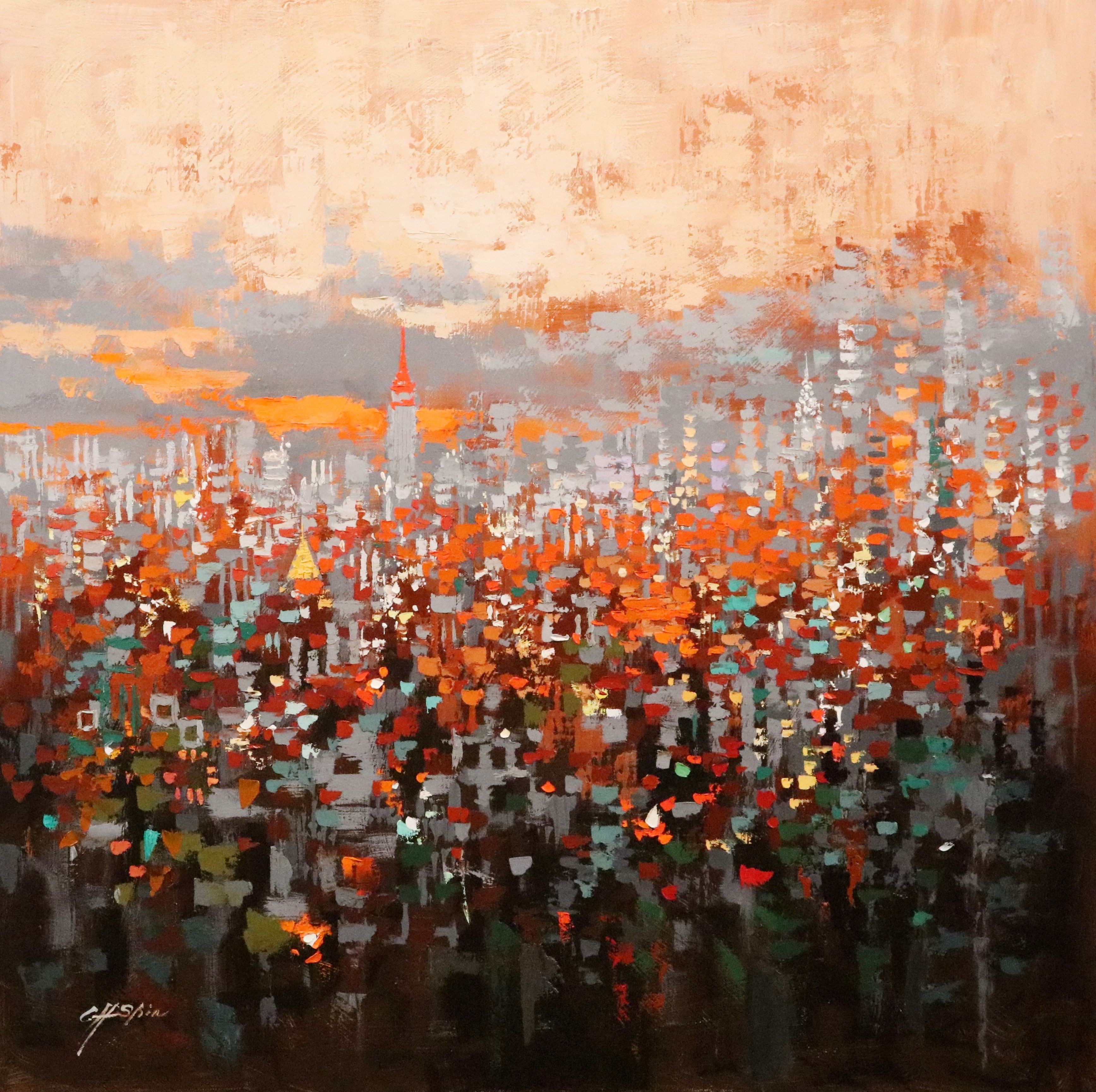 Chin H Shin, Urban forest 18 Sundown Chin H Shin, Urban forest 18 Sundown