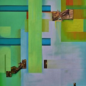 Gemälde, Coalescent constructions #41, Christian Culver