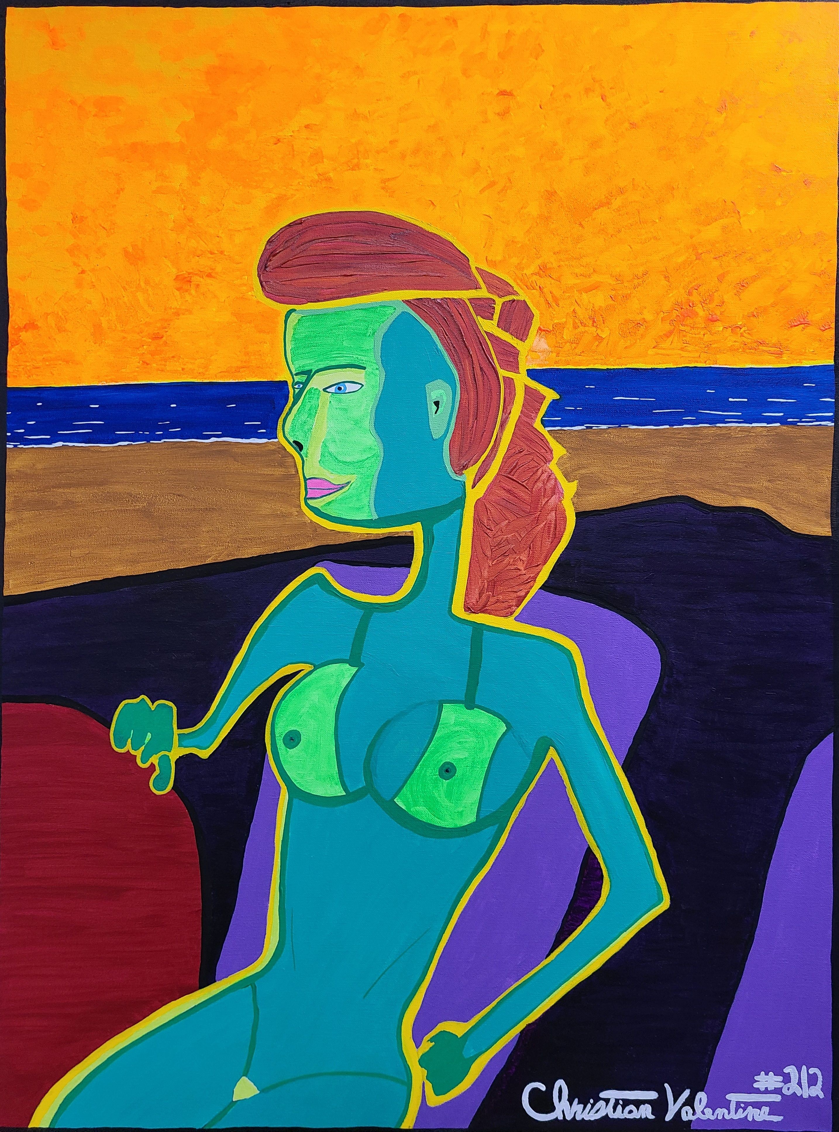 Christian Valentine, Girl at the beach Christian Valentine, Girl at the beach