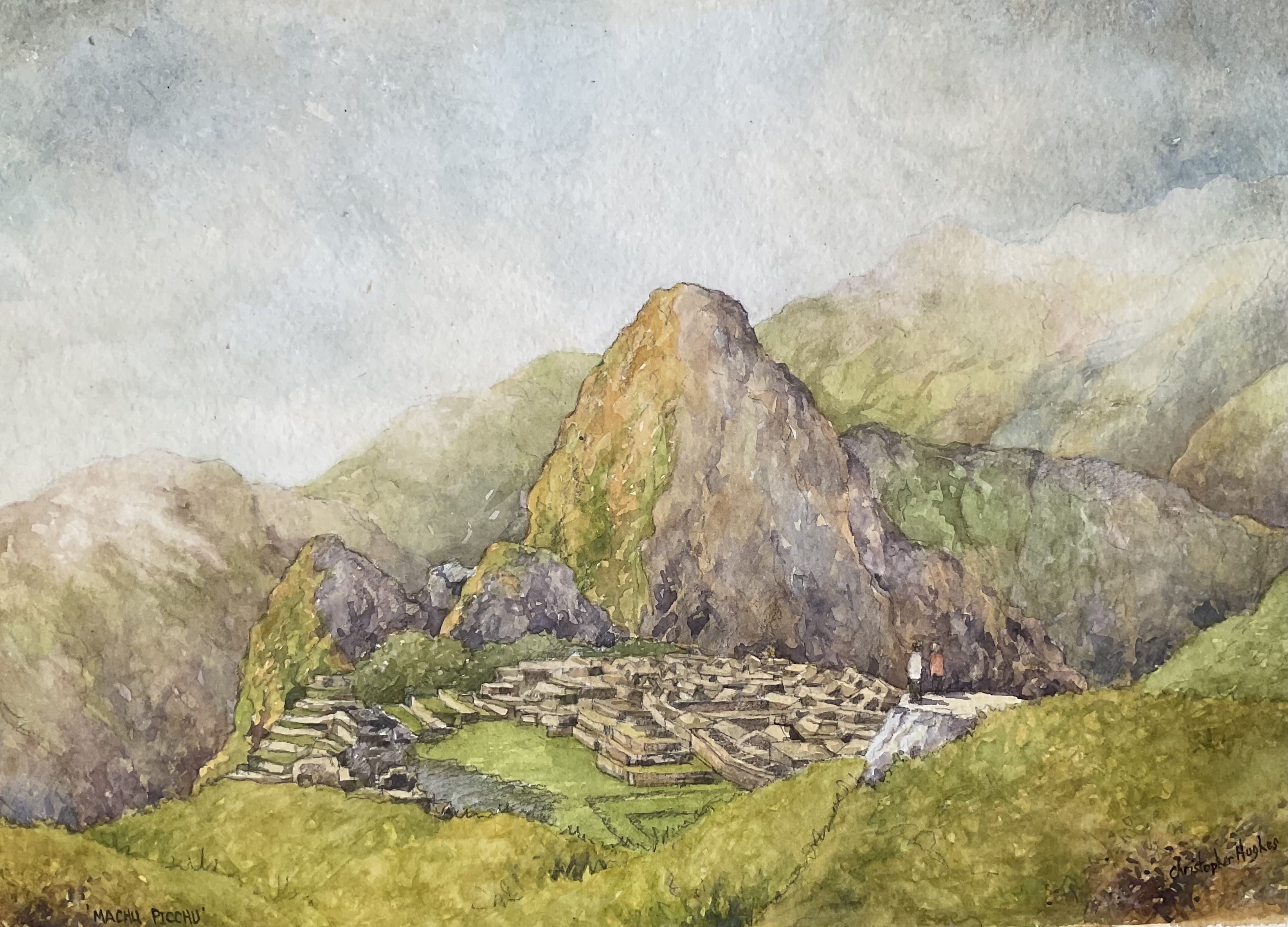 Machu Picchu Painting by Dreamframer Art - Pixels