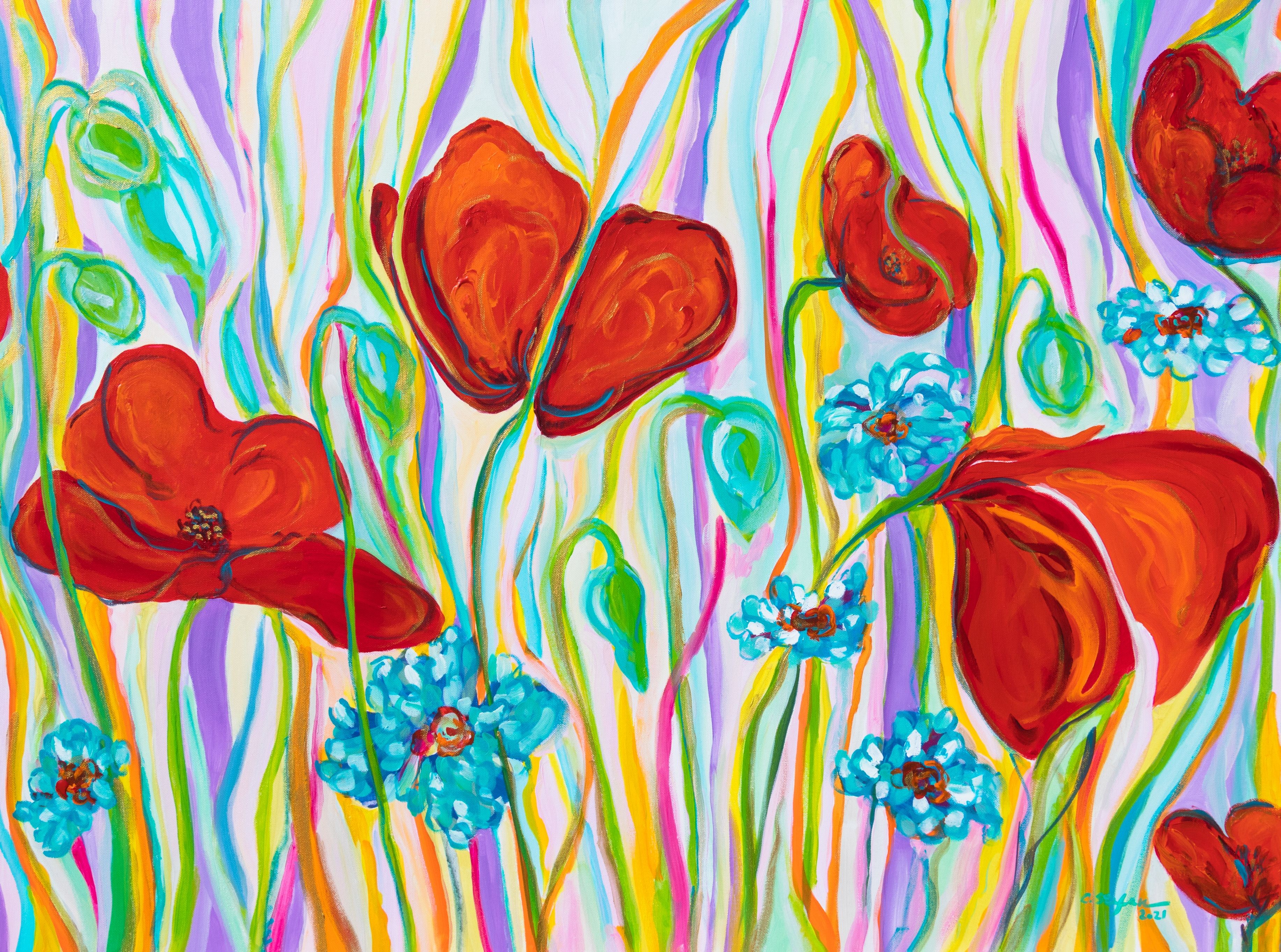Cristina Stefan, Garden in bloom Cristina Stefan, Garden in bloom