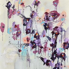 Painting, Fleur du Renouveau (Flower of Renewal), Cynthia Ligeros
