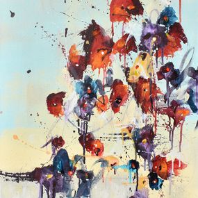Painting, Fleurs d'éveil (Flowers Of Awakening), Cynthia Ligeros