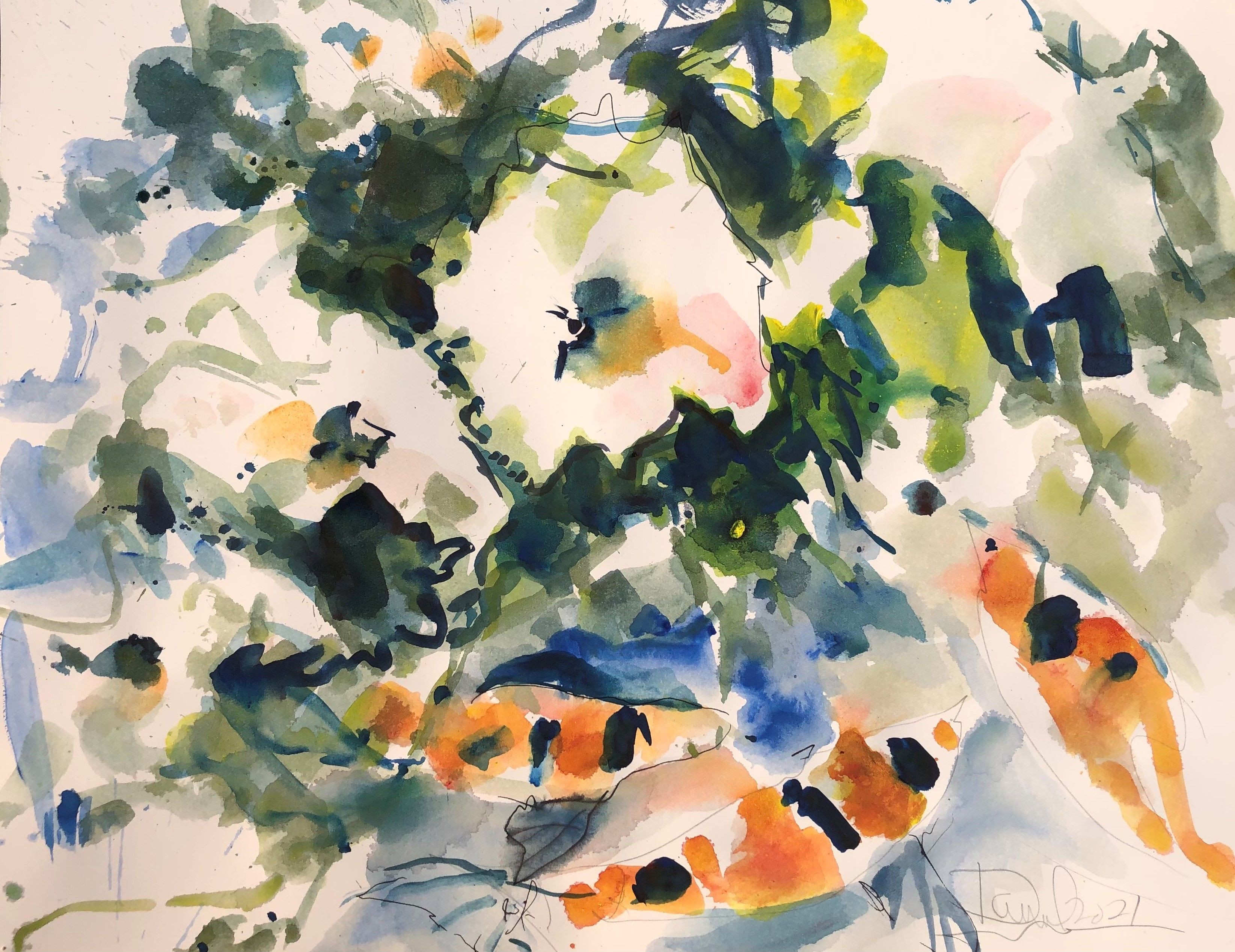 Daniel Clarke, Water Lilies Koi Daniel Clarke, Water Lilies Koi