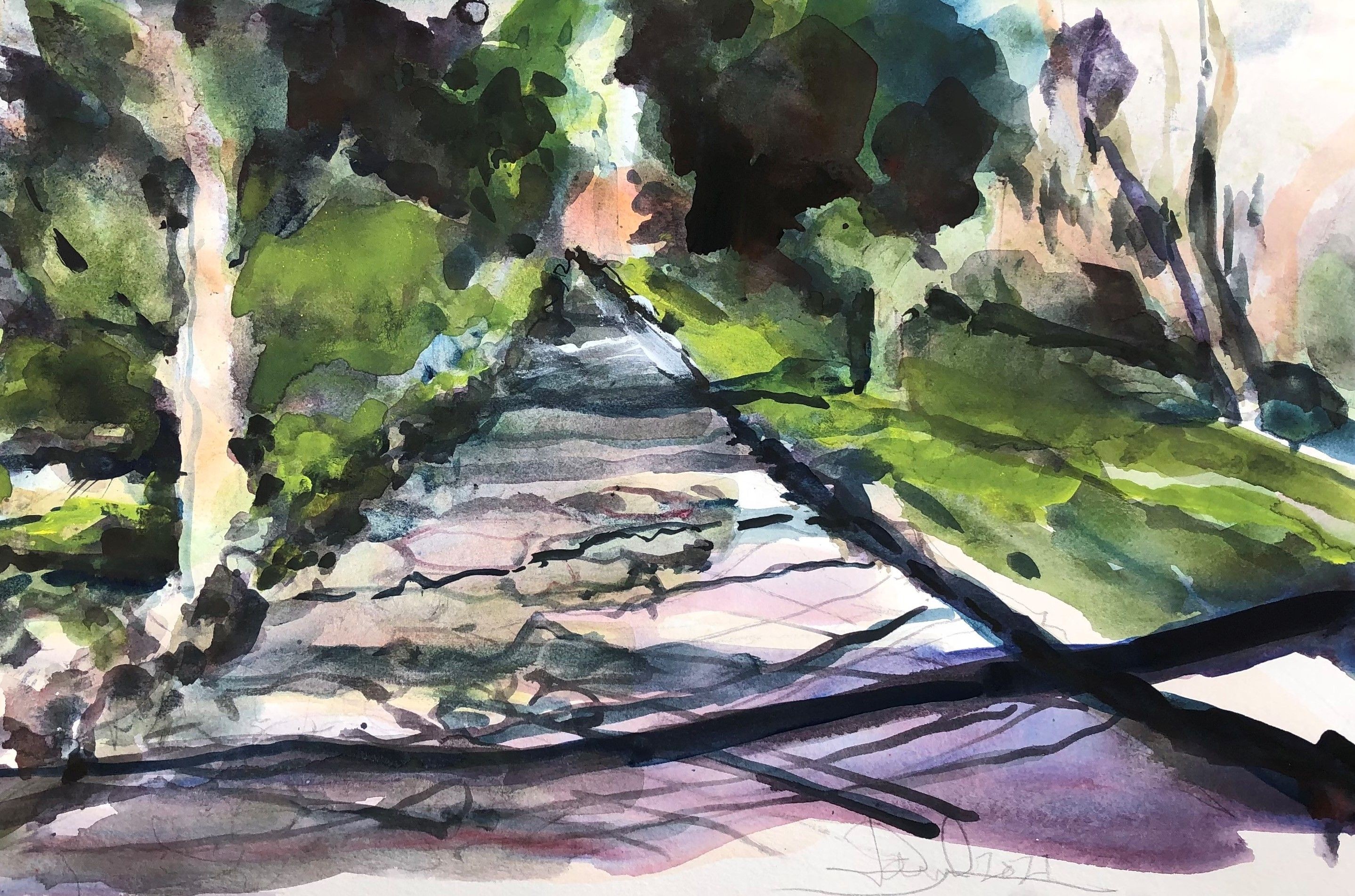 Daniel Clarke, Appian Way Late Afternoon Daniel Clarke, Appian Way Late Afternoon