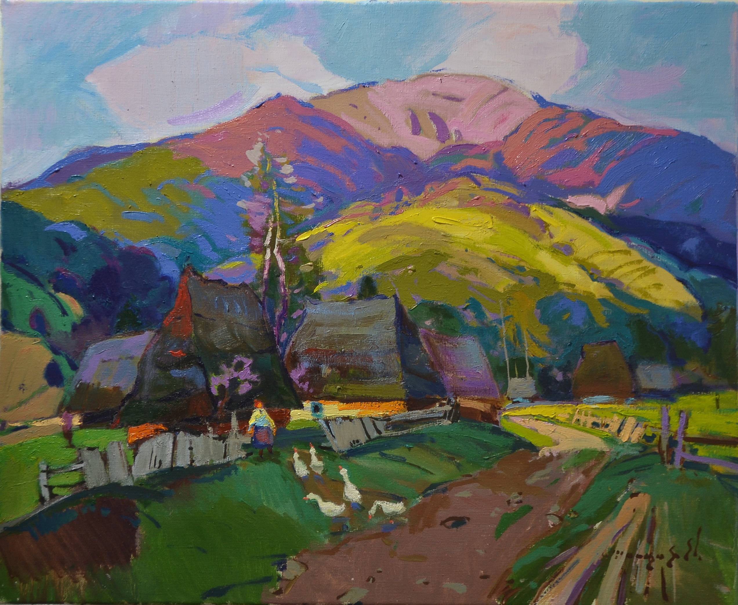 Alexander Shandor, On the outskirts of Kolochava Alexander Shandor, On the outskirts of Kolochava
