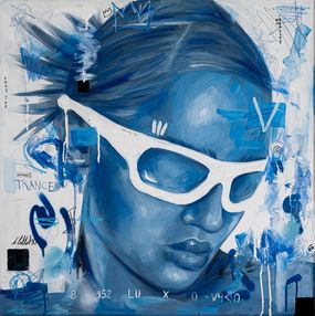 Painting, Trance Blue, Luana Sallustio