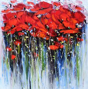 Abstract red poppies, Marieta Martirosyan