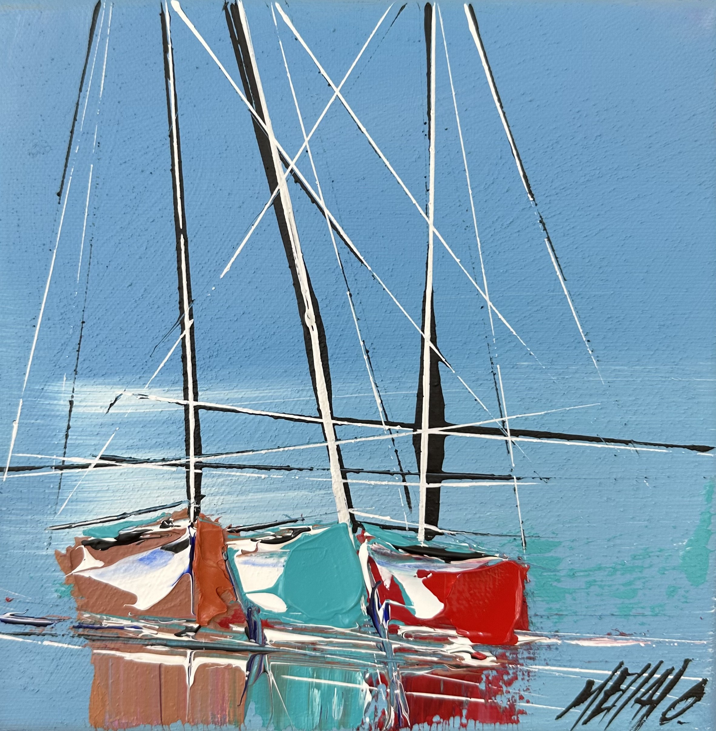 Olivier Messas, Calme en mer... (Esprit voile) Olivier Messas, Calme en mer... (Esprit voile)