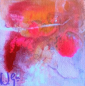 Painting, Fuego (serie: Lo que sucede en un día), Victoria Jáimez