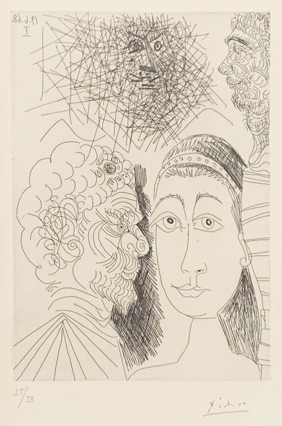 Pablo Picasso, Courtisane Pablo Picasso, Courtisane